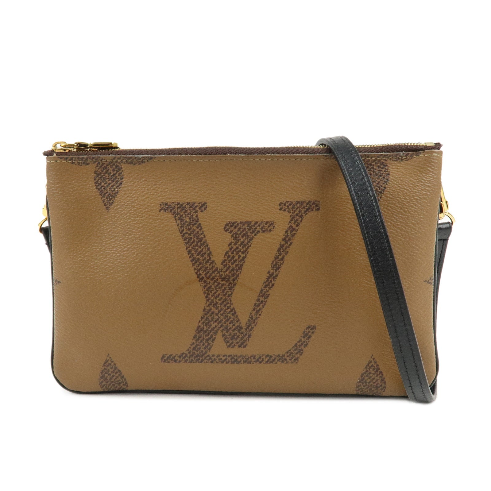 Louis-Vuitton-Giant-Reverse-Pochette-Double-Zip-Shoulder-Bag