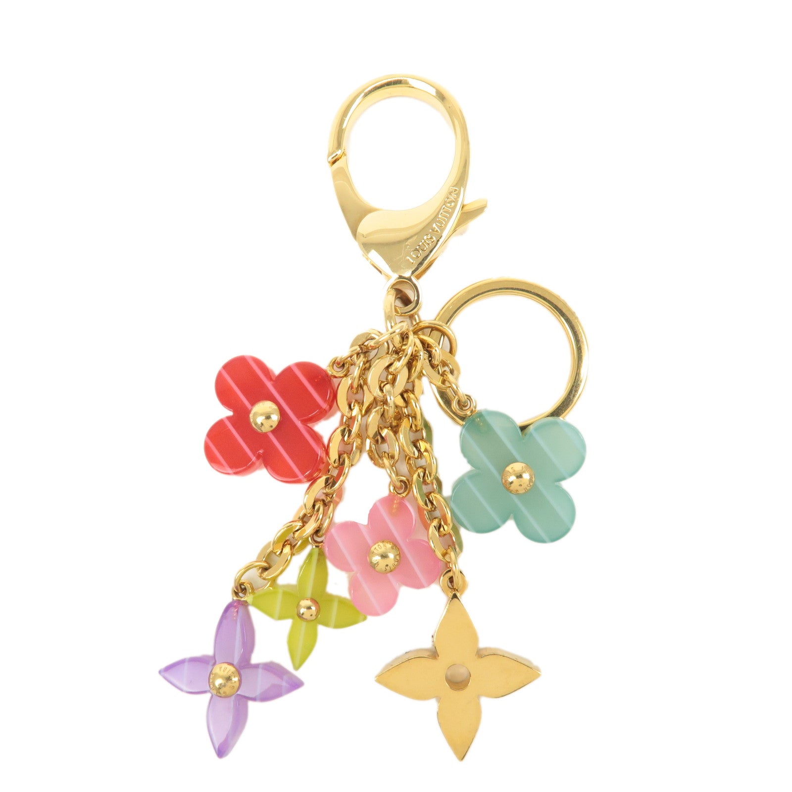 Louis Vuitton Porte Cles Pop Flower Key Chain M66144