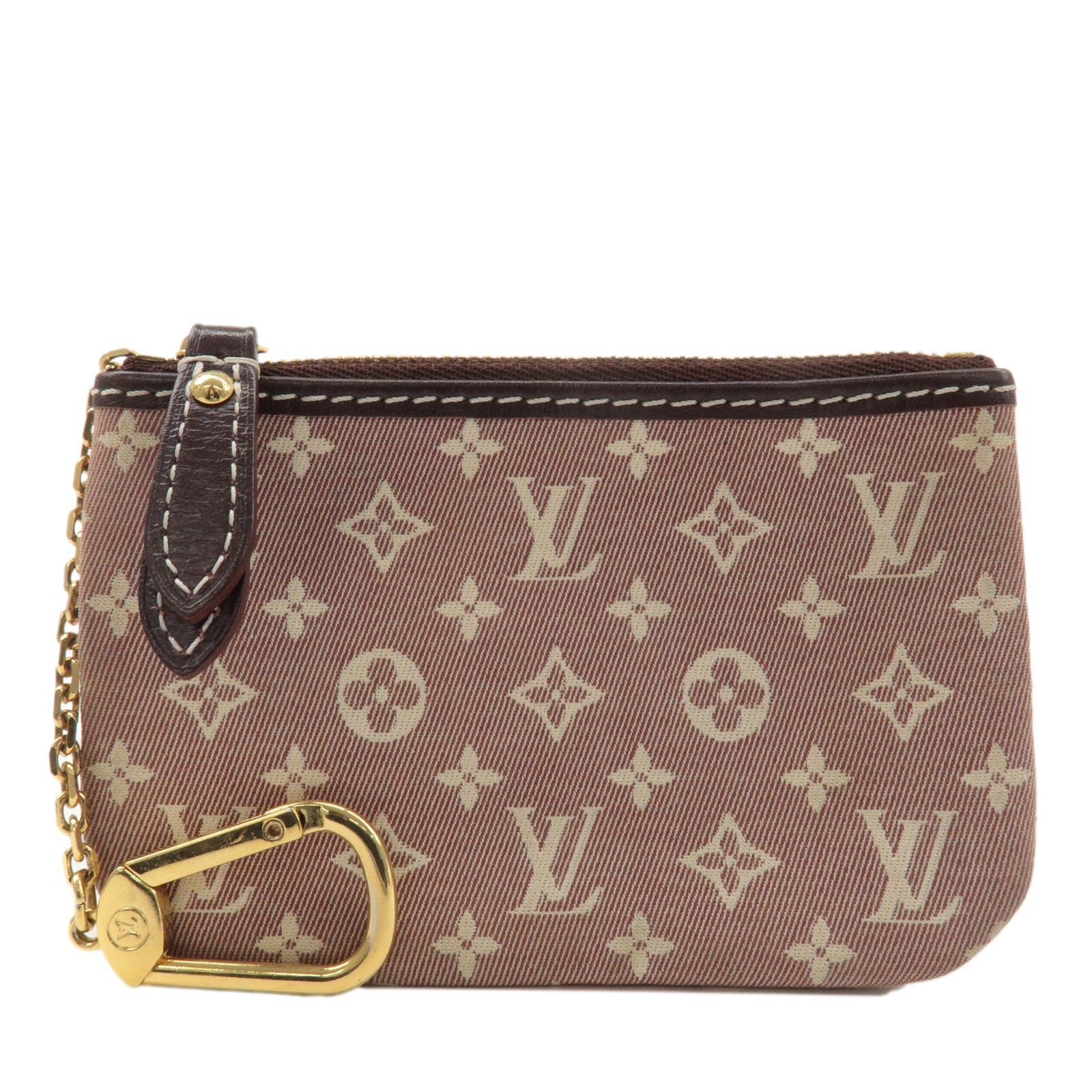 Louis Vuitton Monogram Idylle Pochette Cles Coin Case Sepia M62996