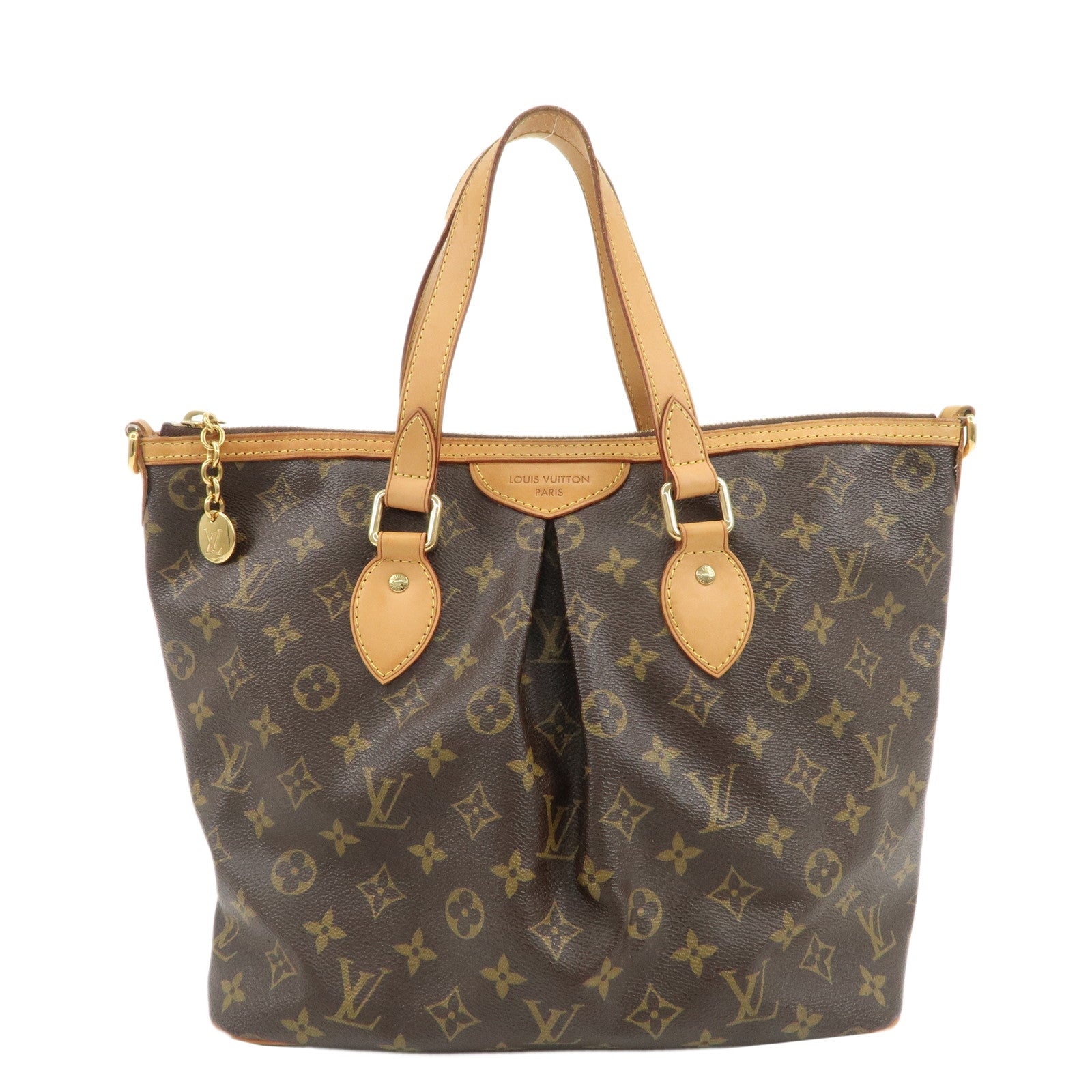 Louis-Vuitton-Monogram-Palermo-PM-2Way-Hand-Bag-M40145