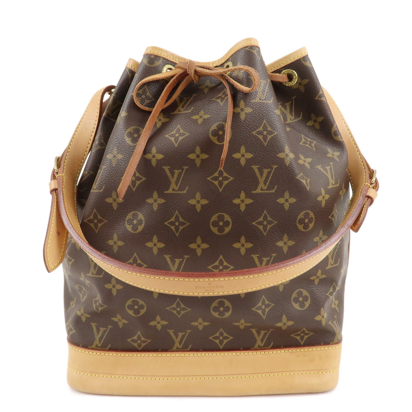 Louis-Vuitton-Monogram-Noe-Shoulder-Bag-Hand-Bag-Brown-M42224