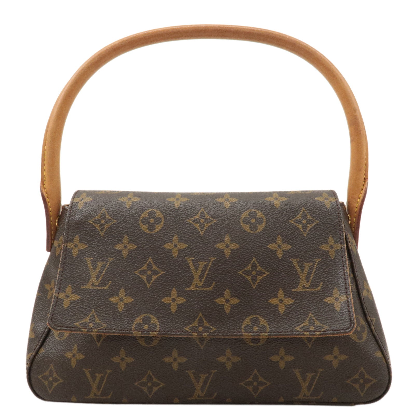 Louis-Vuitton-Monogram-Mini-Looping-Shoulder-Bag-Hand-Bag-M51147