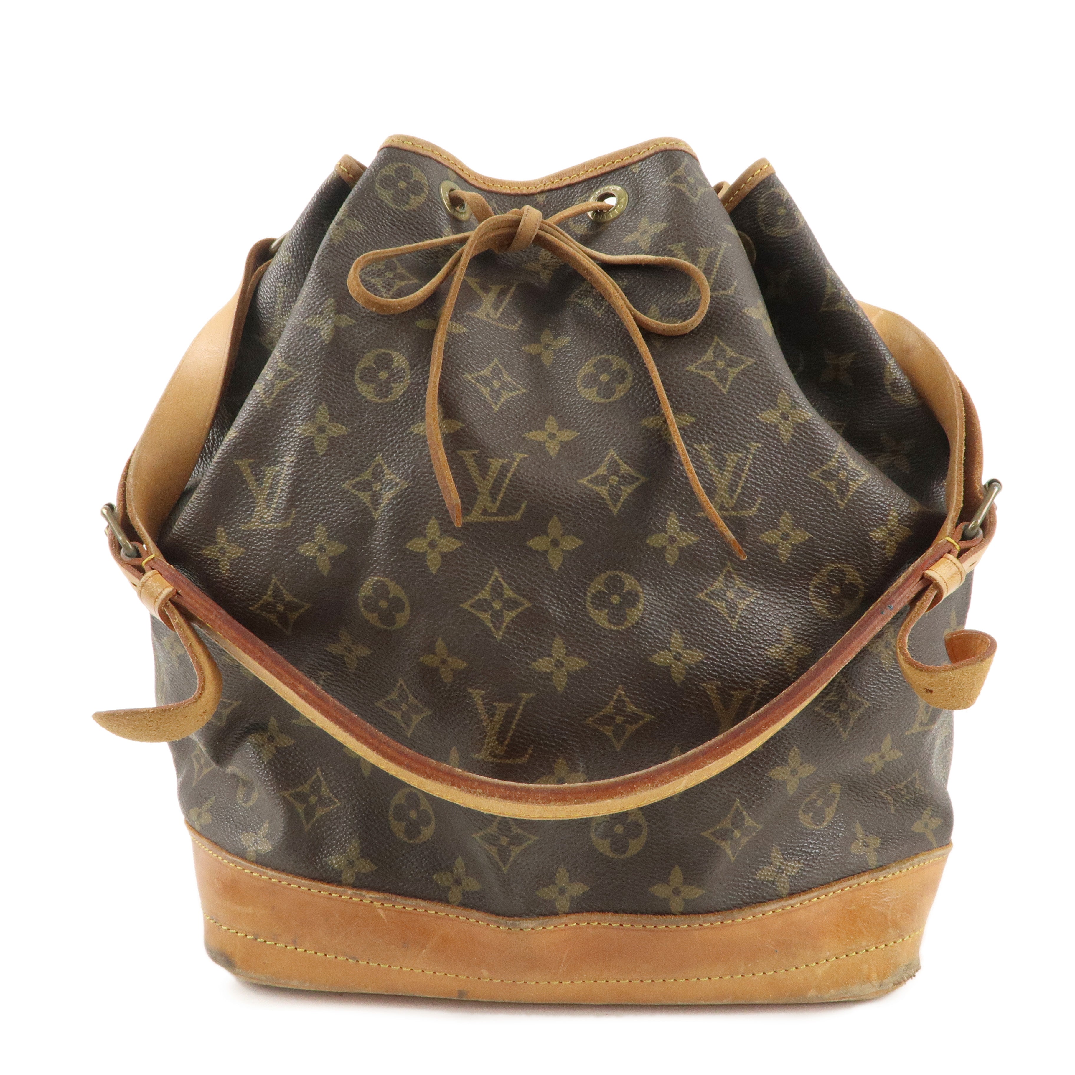 Louis Vuitton Monogram Noe Shoulder Bag Hand Bag Brown M42224