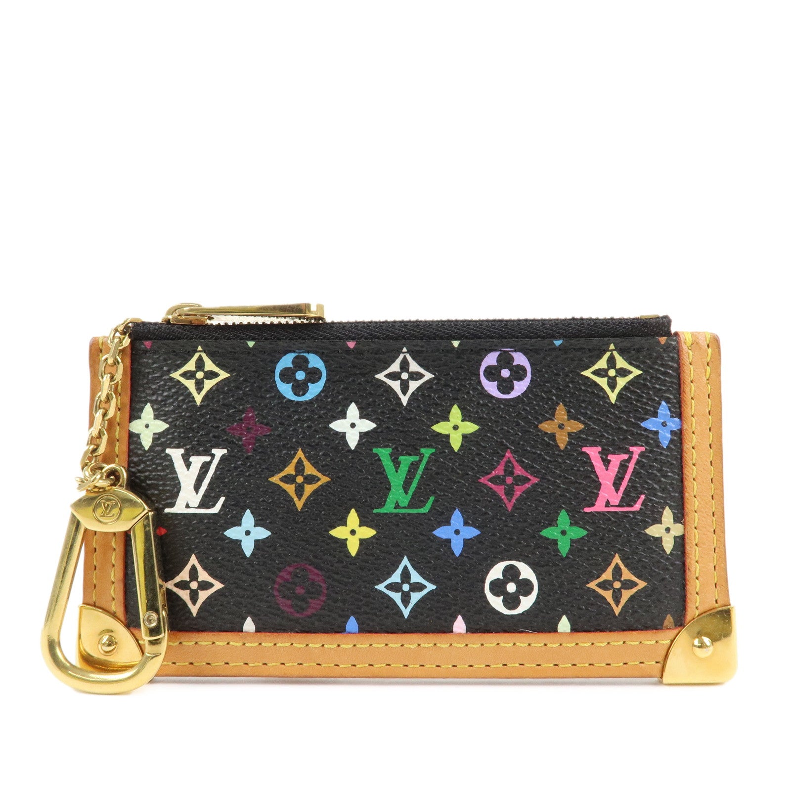 Louis-Vuitton-Monogram-Multicolor-Pochette-Cles-Noir-M92654