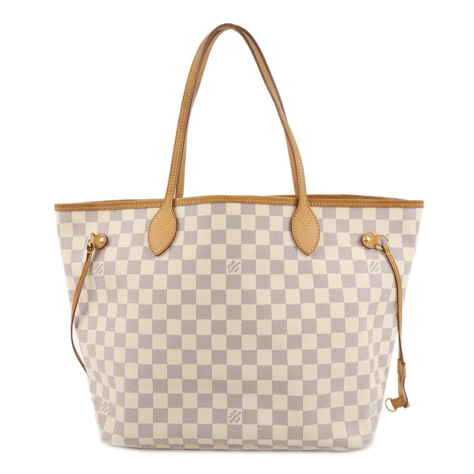 Louis Vuitton Damier Azur Neverfull MM Tote Bag N51107