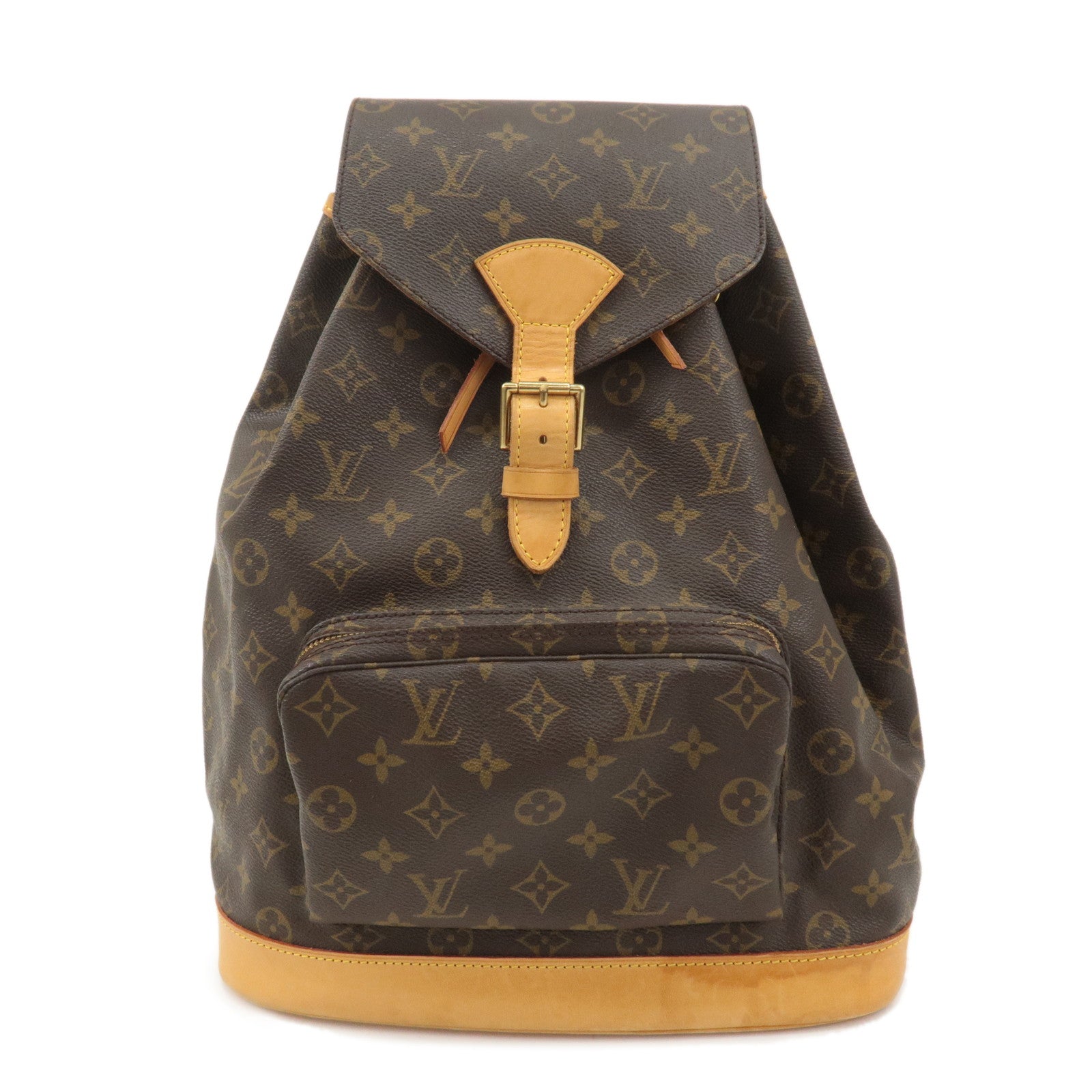 Louis Vuitton Monogram Montsouris GM Back Pack Brown M51135