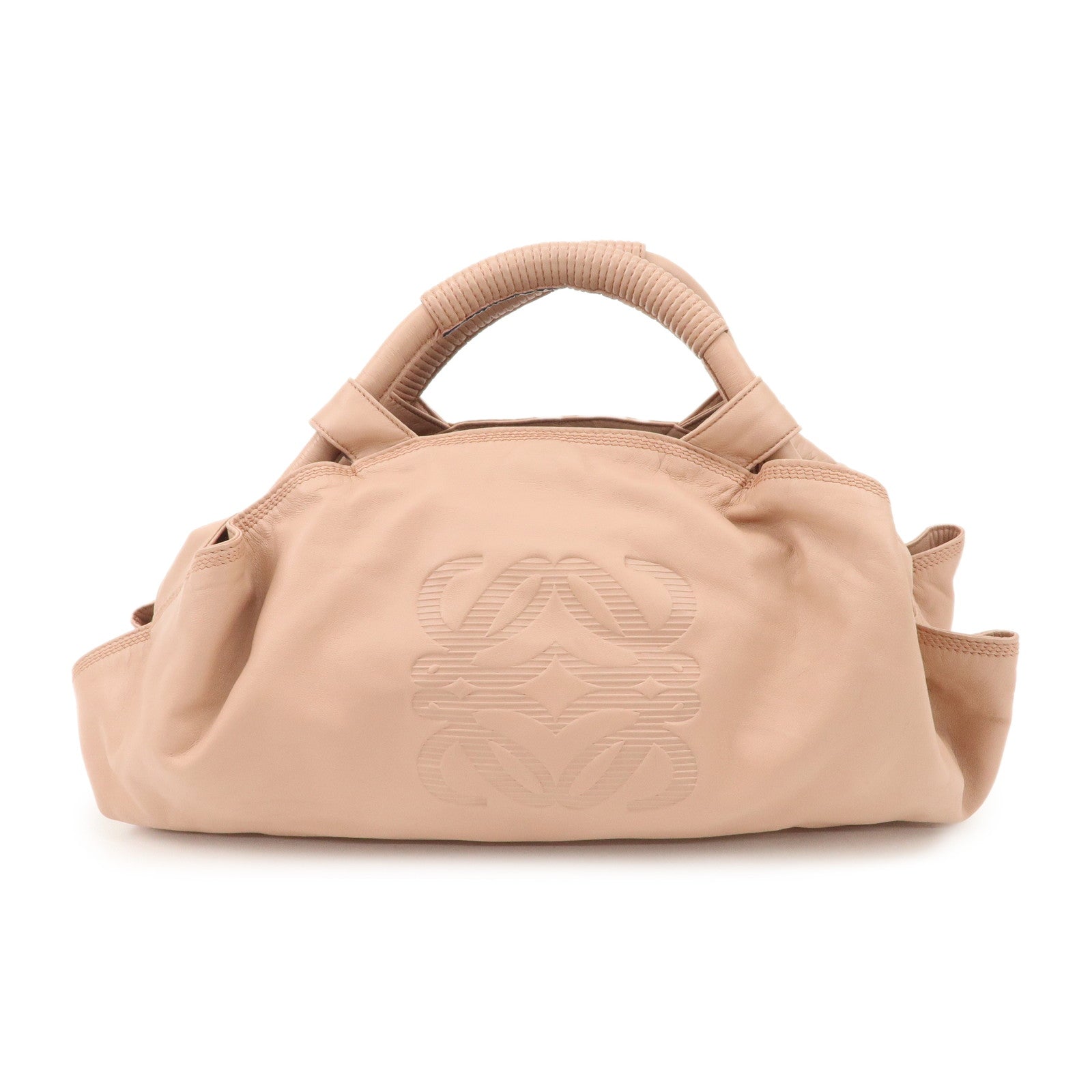 LOEWE-Anagram-Leather-Nappa-Aire-Hand-Bag-Pink