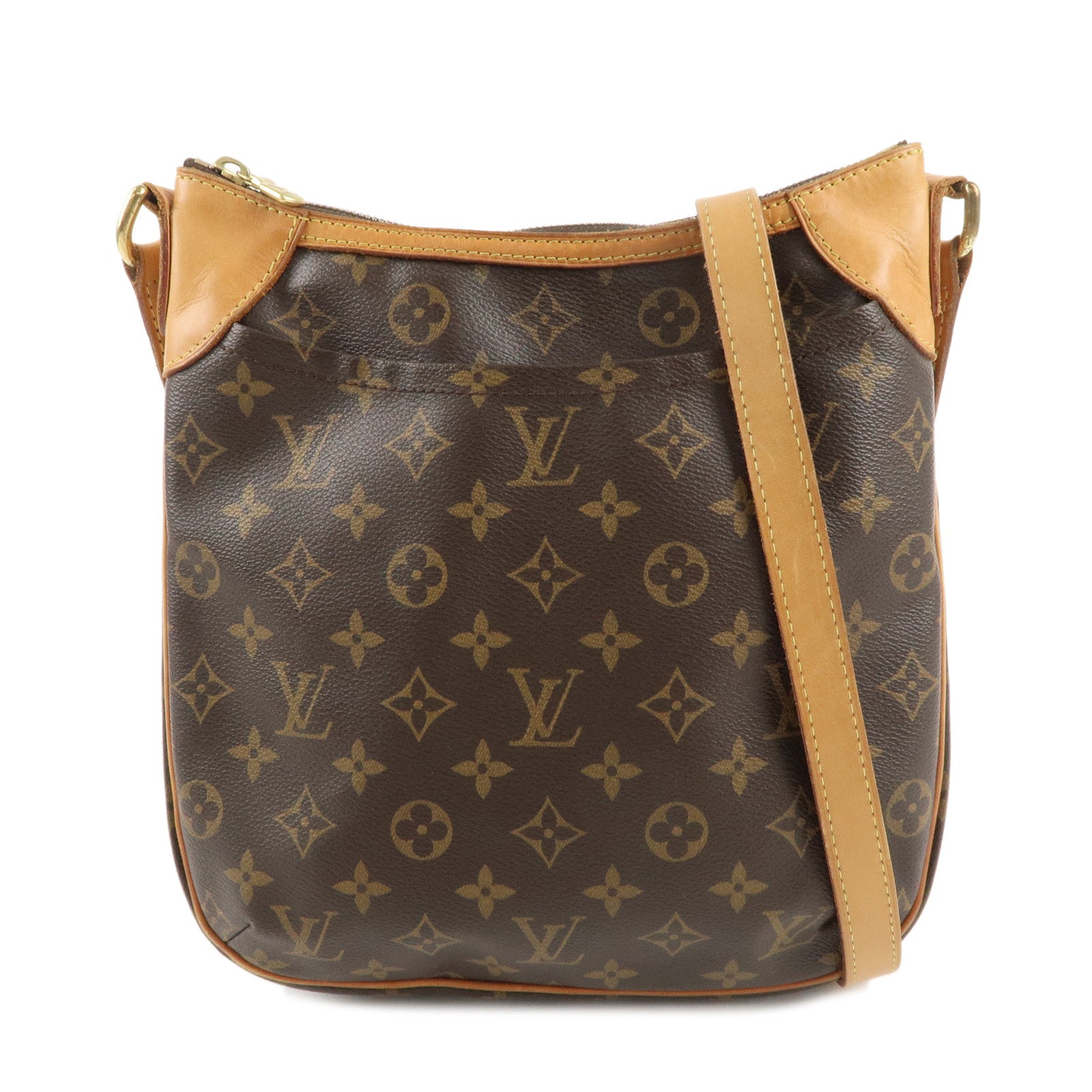 Louis Vuitton Monogram Odeon PM Shoulder Bag Brown M56390