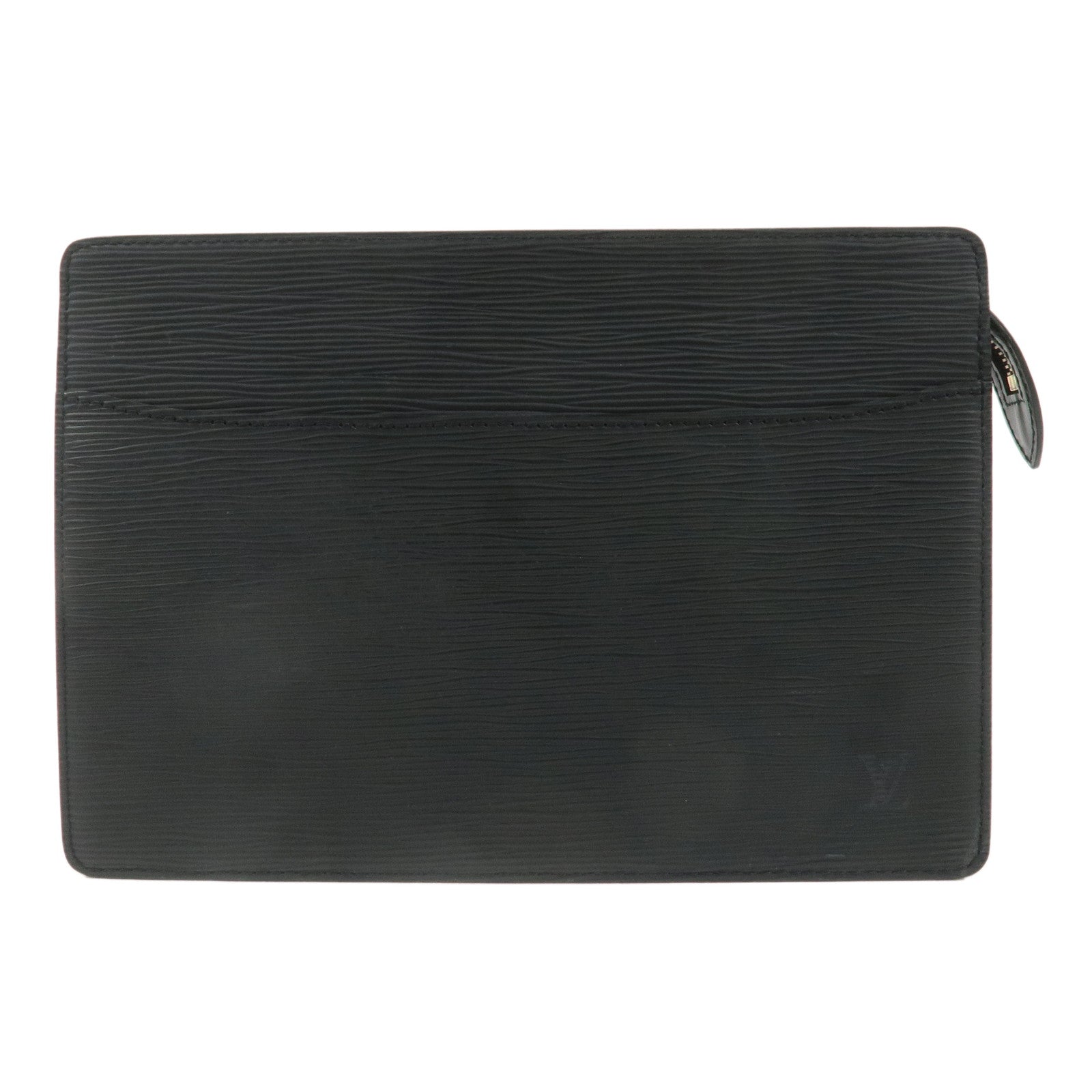 Louis-Vuitton-Epi-Pochette-Homme-Clutch-Bag-Noir-Black-M52522