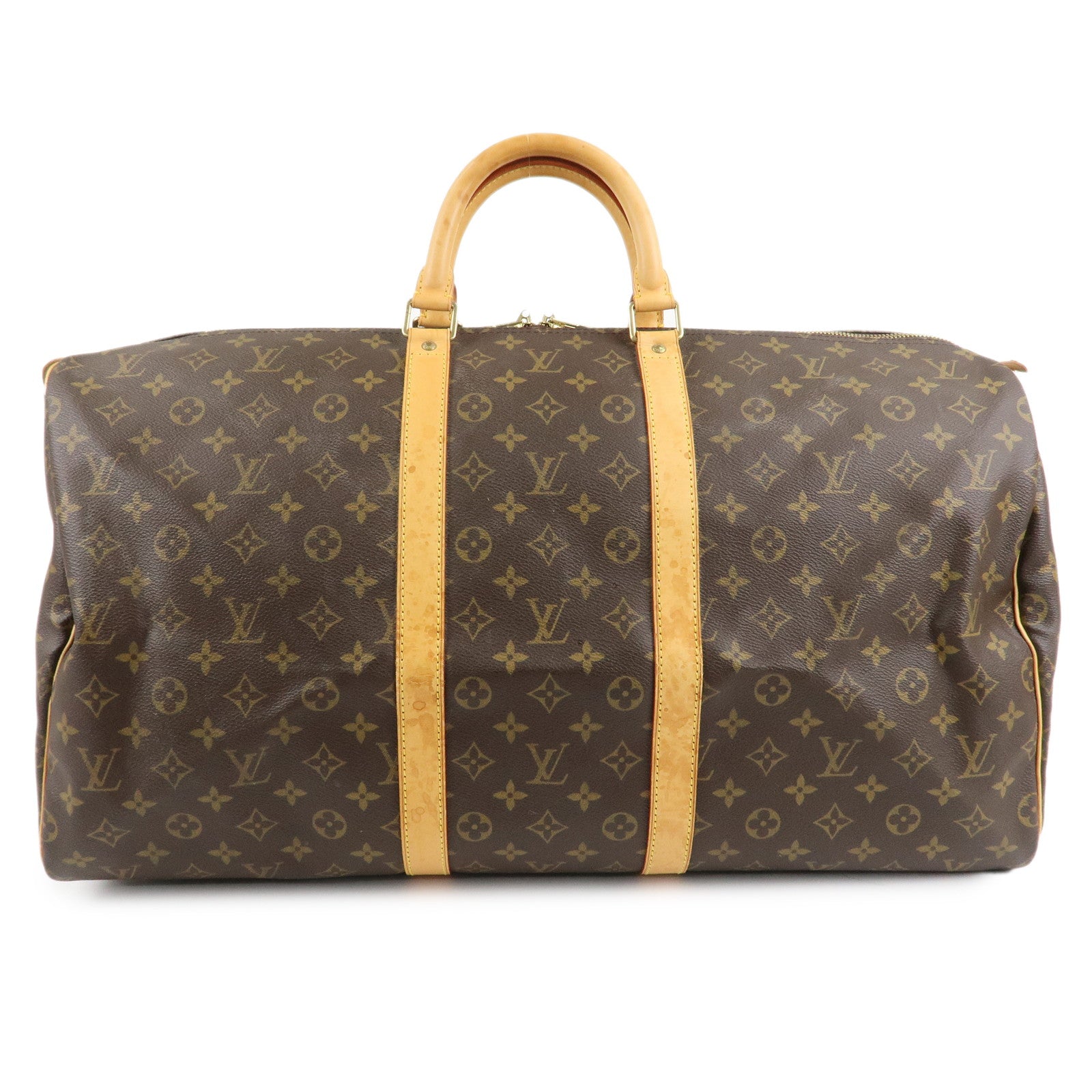 Louis-Vuitton-Monogram-Keep-All-55-Boston-Bag-Travel-Bag-M41424