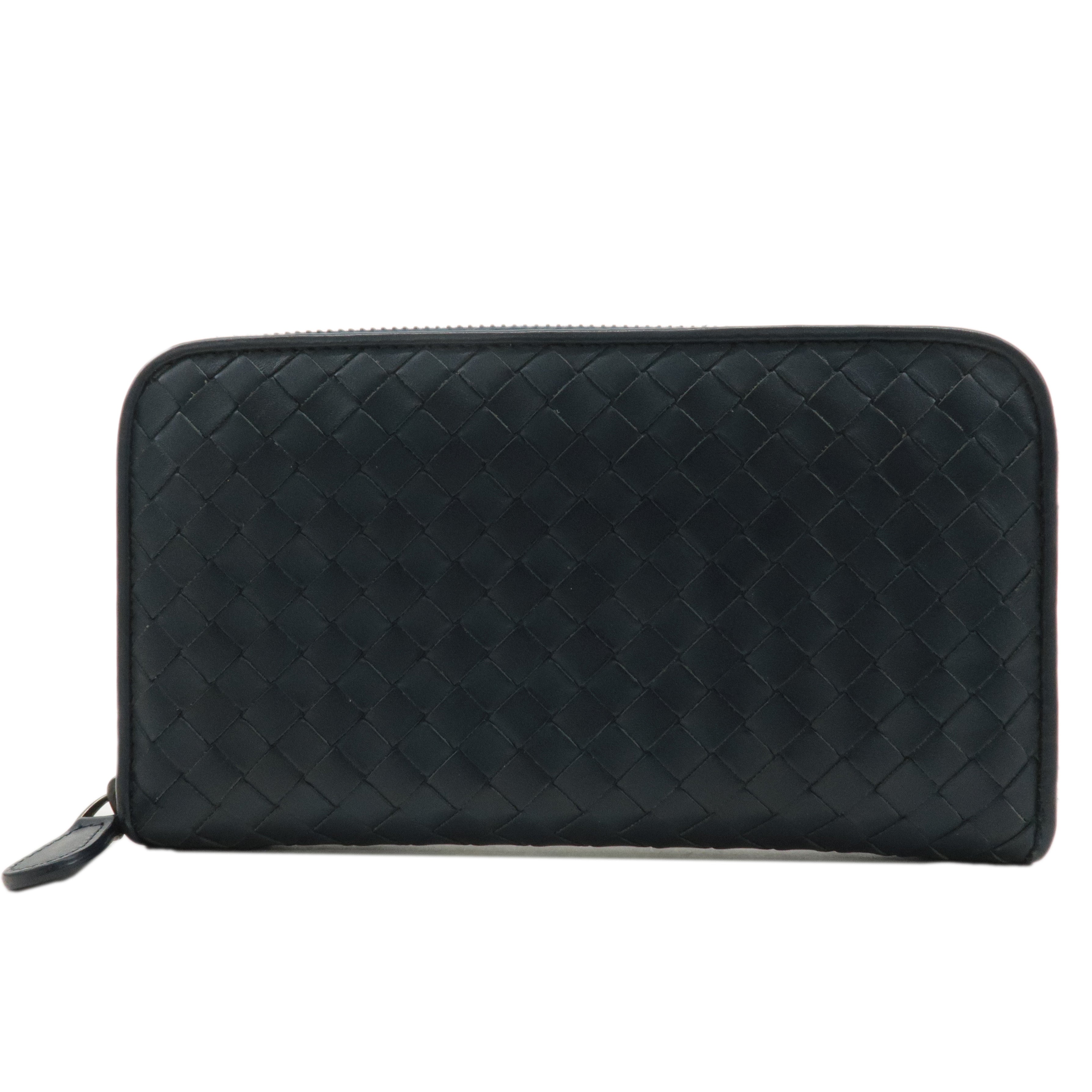 BOTTEGA VENETA Intrecciato Leather Zip Round Long Wallet 275064