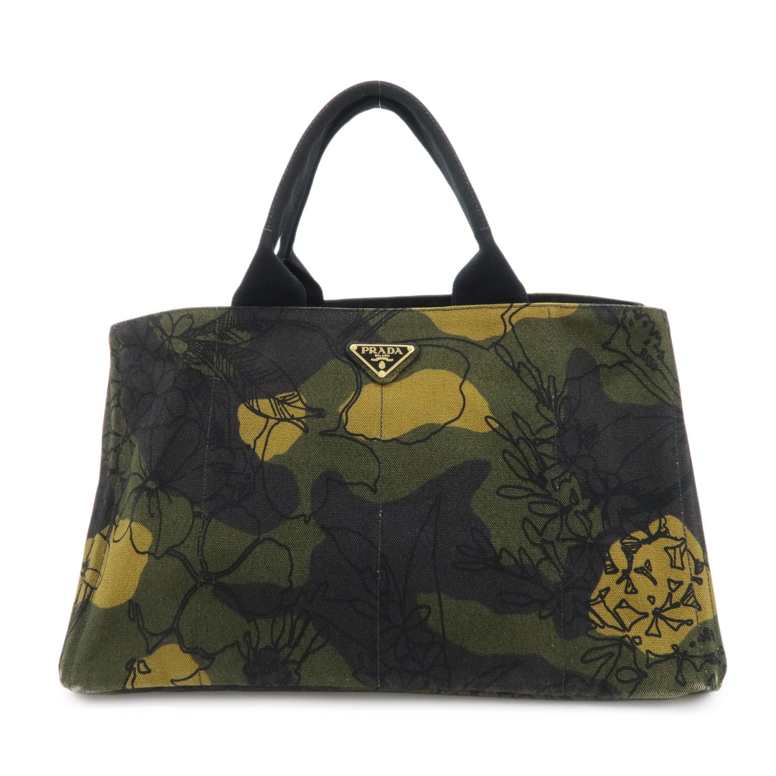 PRADA-Logo-Canapa-Large-Canvas-Tote-Hand-Bag-Camouflage-BN1872