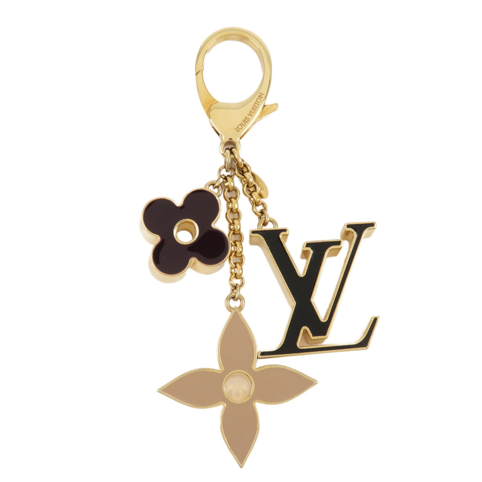 Louis-Vuitton-Fleur-de-Monogram-Key-Chain-Bag-Charm-M67119