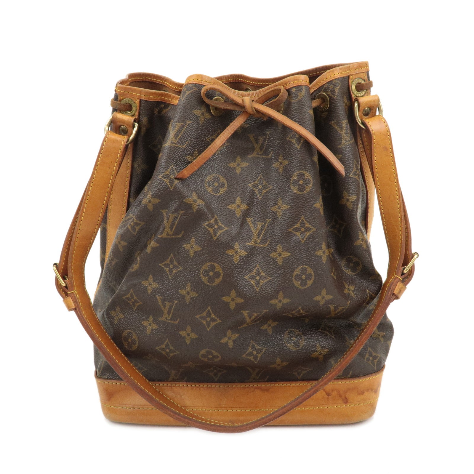 Louis Vuitton Monogram Noe Shoulder Bag Hand Bag Brown M42224