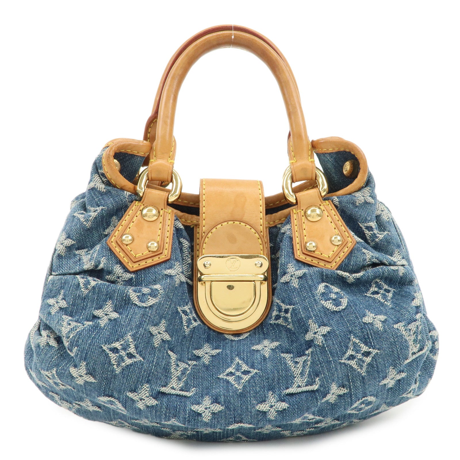 Louis-Vuitton-Monogram-Denim-Pleaty-Hand-Bag-Blue-M95020