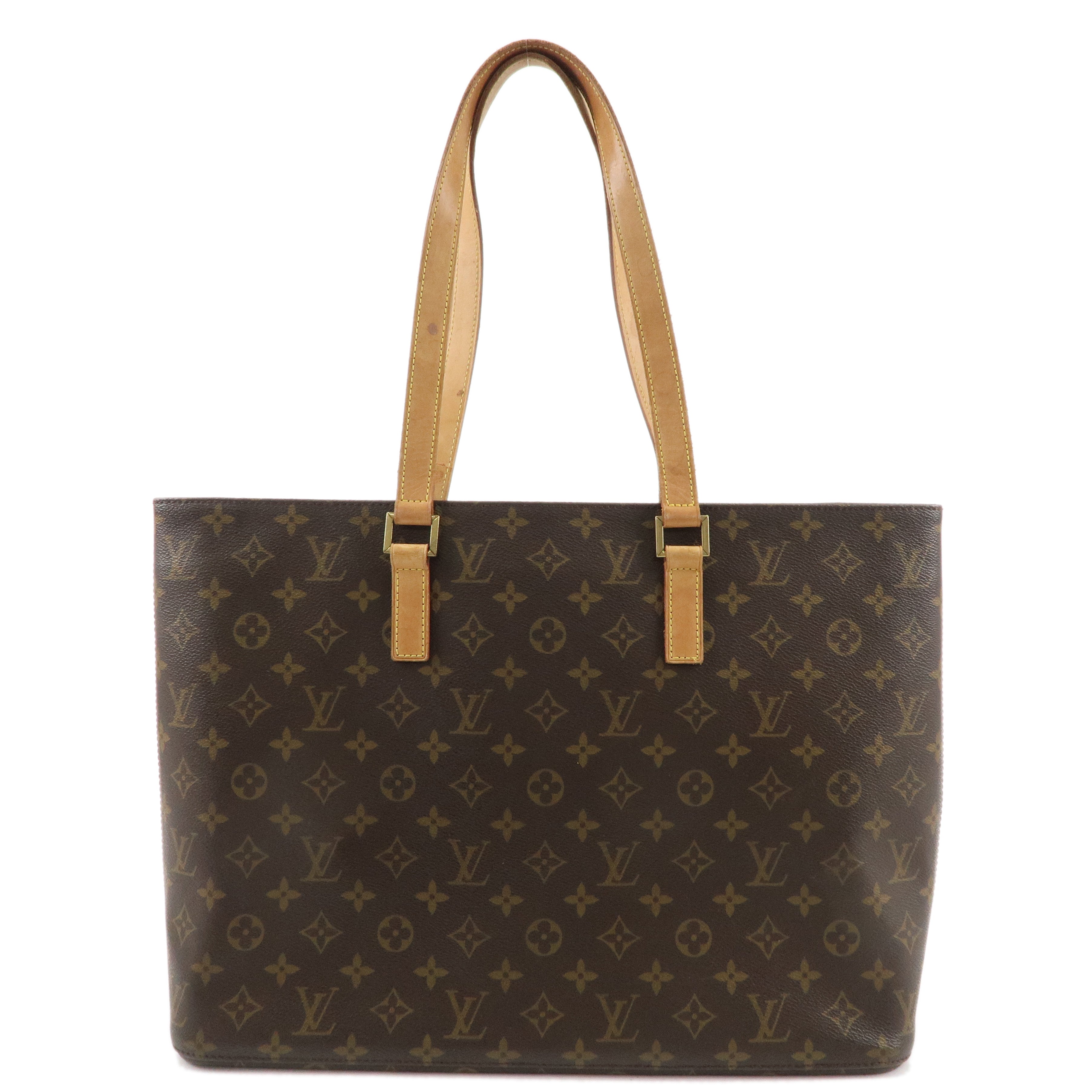 Louis Vuitton Monogram Luco Tote Bag Hand Bag Brown M51155