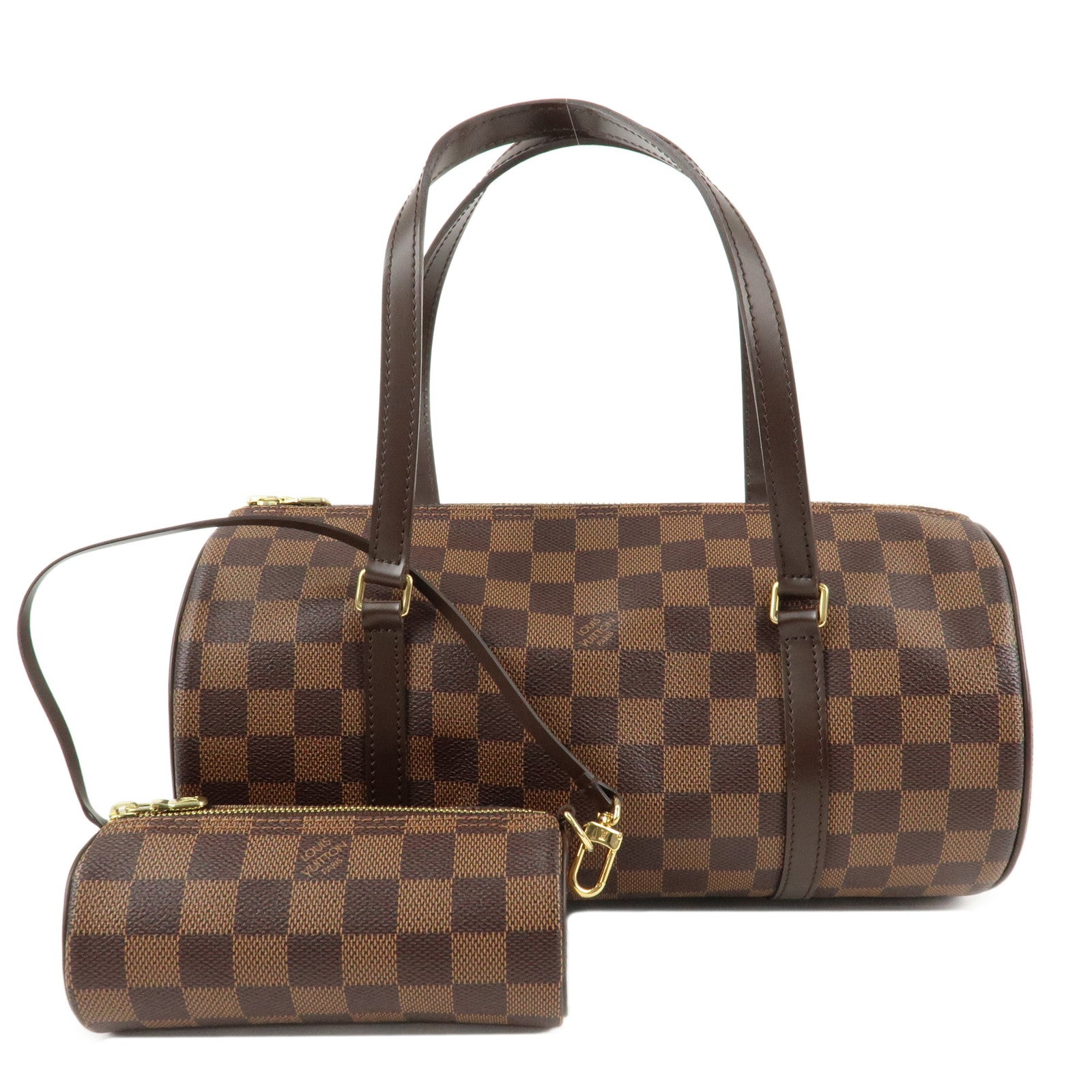 Louis-Vuitton-Damier-Papillon-30-Hand-Bag-Pouch-Brown-N51303