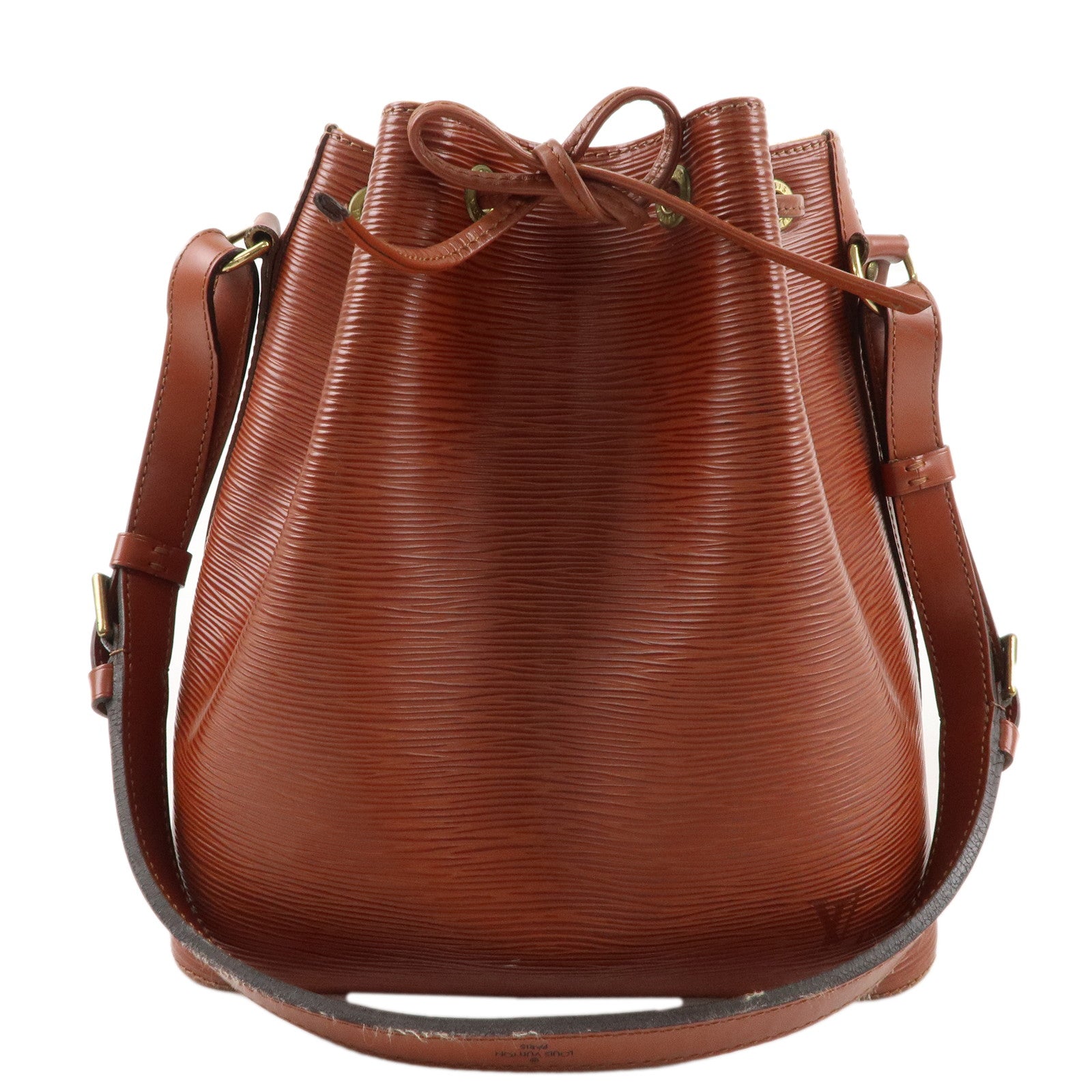 Louis-Vuitton-Epi-Petit-Noe-Shoulder-Bag-Kenya-Brown-M44103