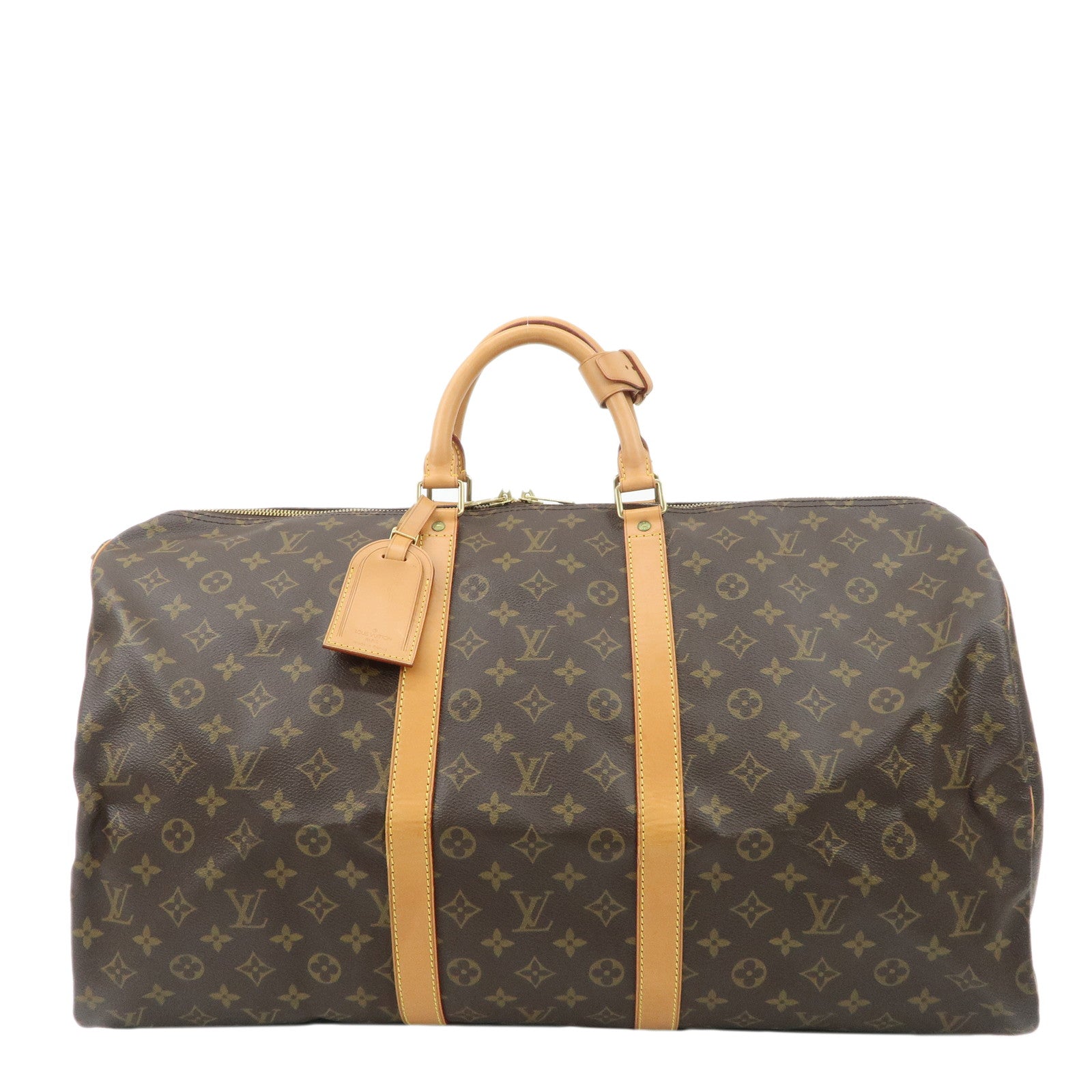 Louis-Vuitton-Monogram-Keep-All-55-Boston-Bag-M41424