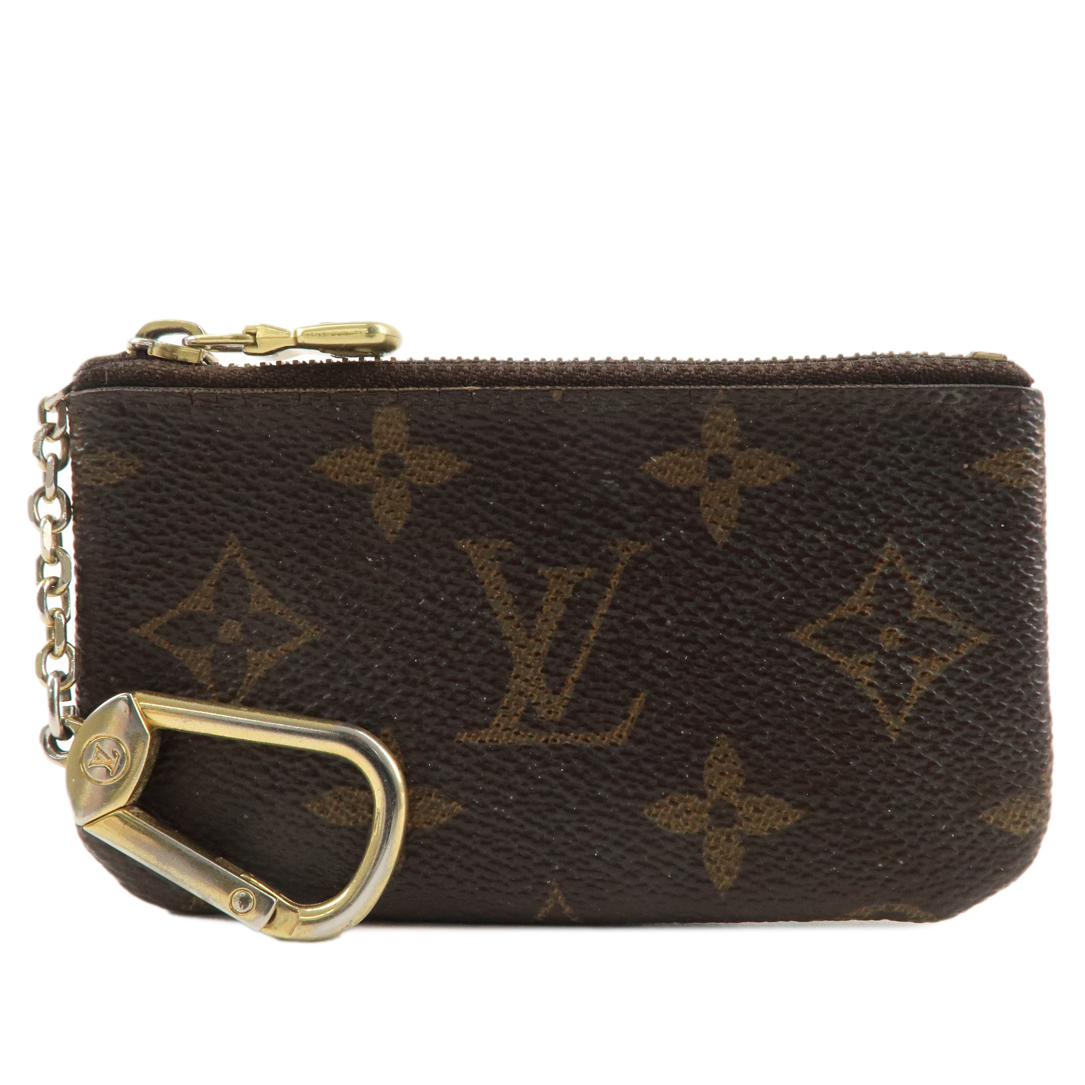 Louis Vuitton Monogram Pochette Cles Coin Case Key Case M62650