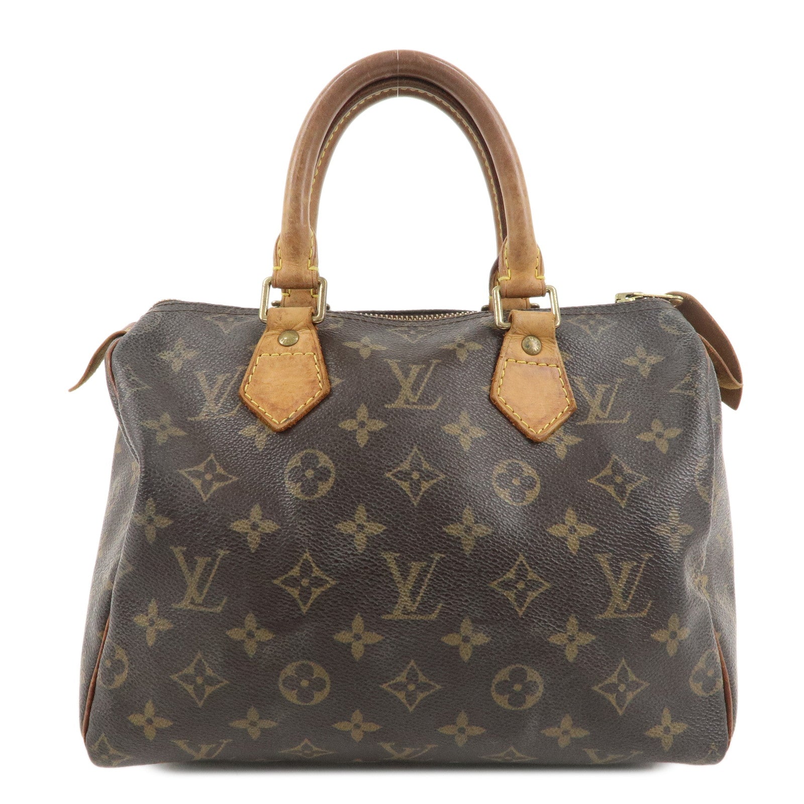 Louis Vuitton Monogram Speedy 25 Hand Bag Boston Bag M41528