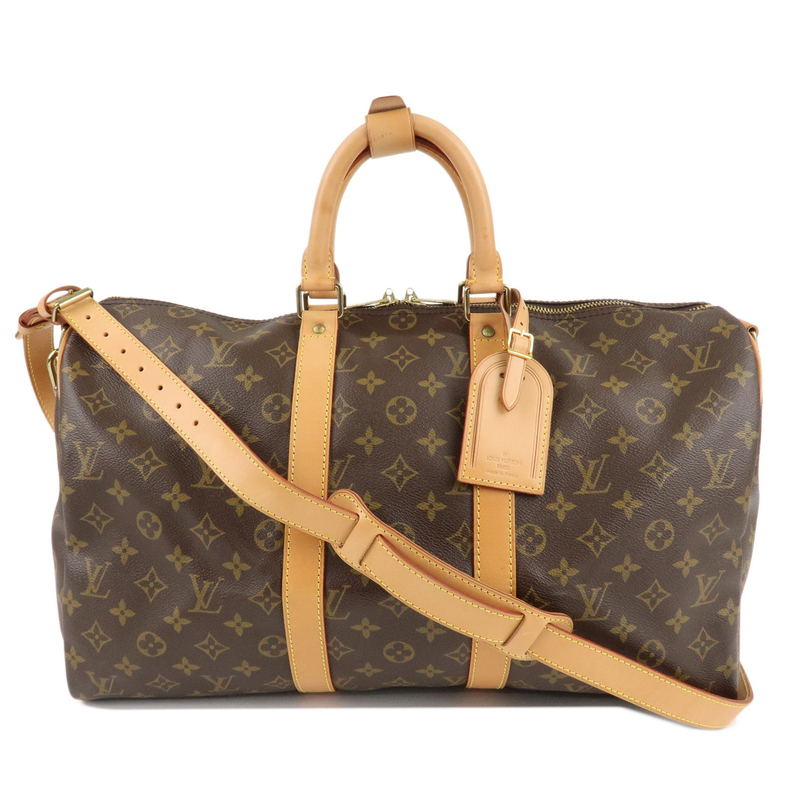 Louis-Vuitton-Monogram-Keep-All-Bandouliere-45-Boston-Bag-M41418