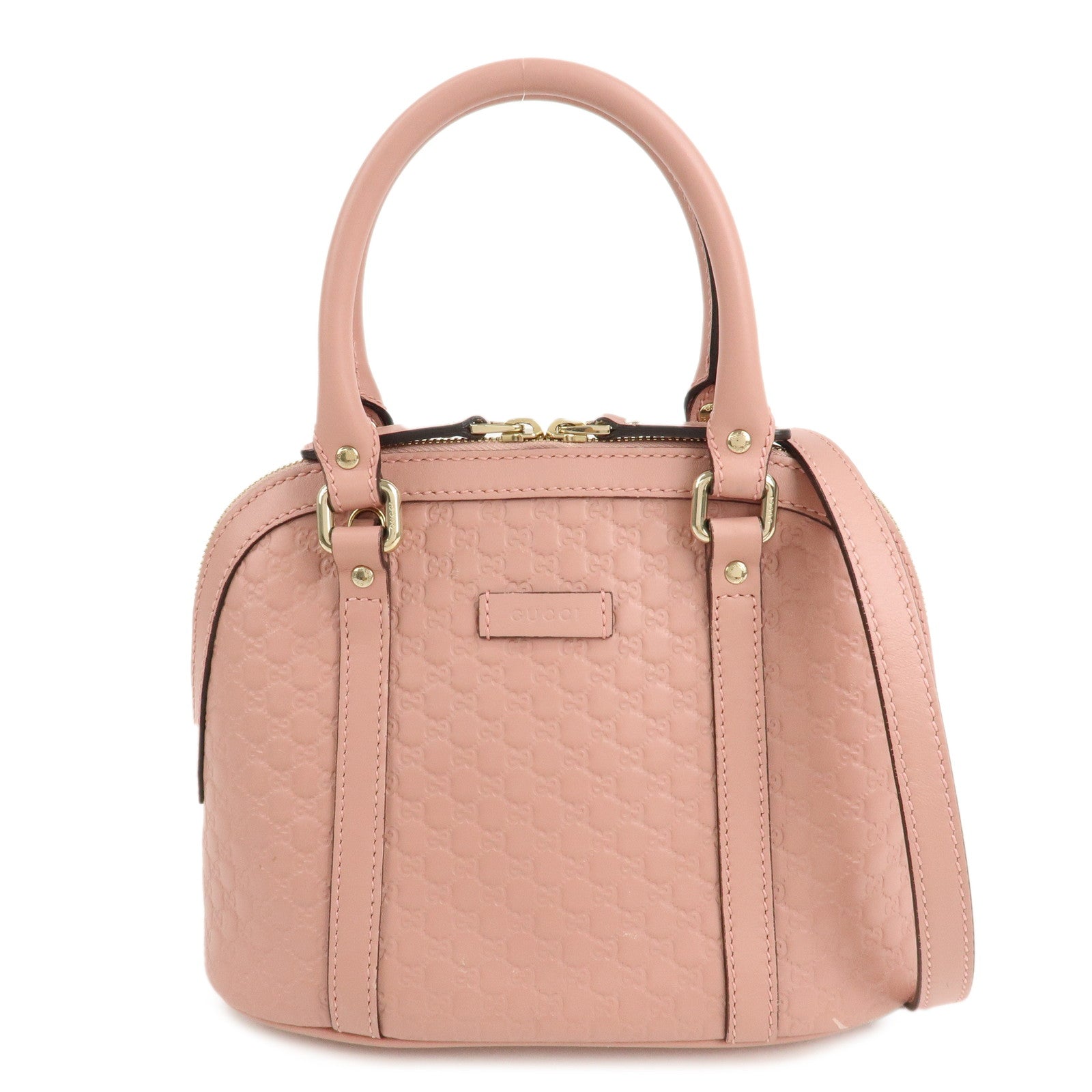 GUCCI-Micro-Guccissima-Leather-2Way-Shoulder-Hand-Bag-Pink-449654