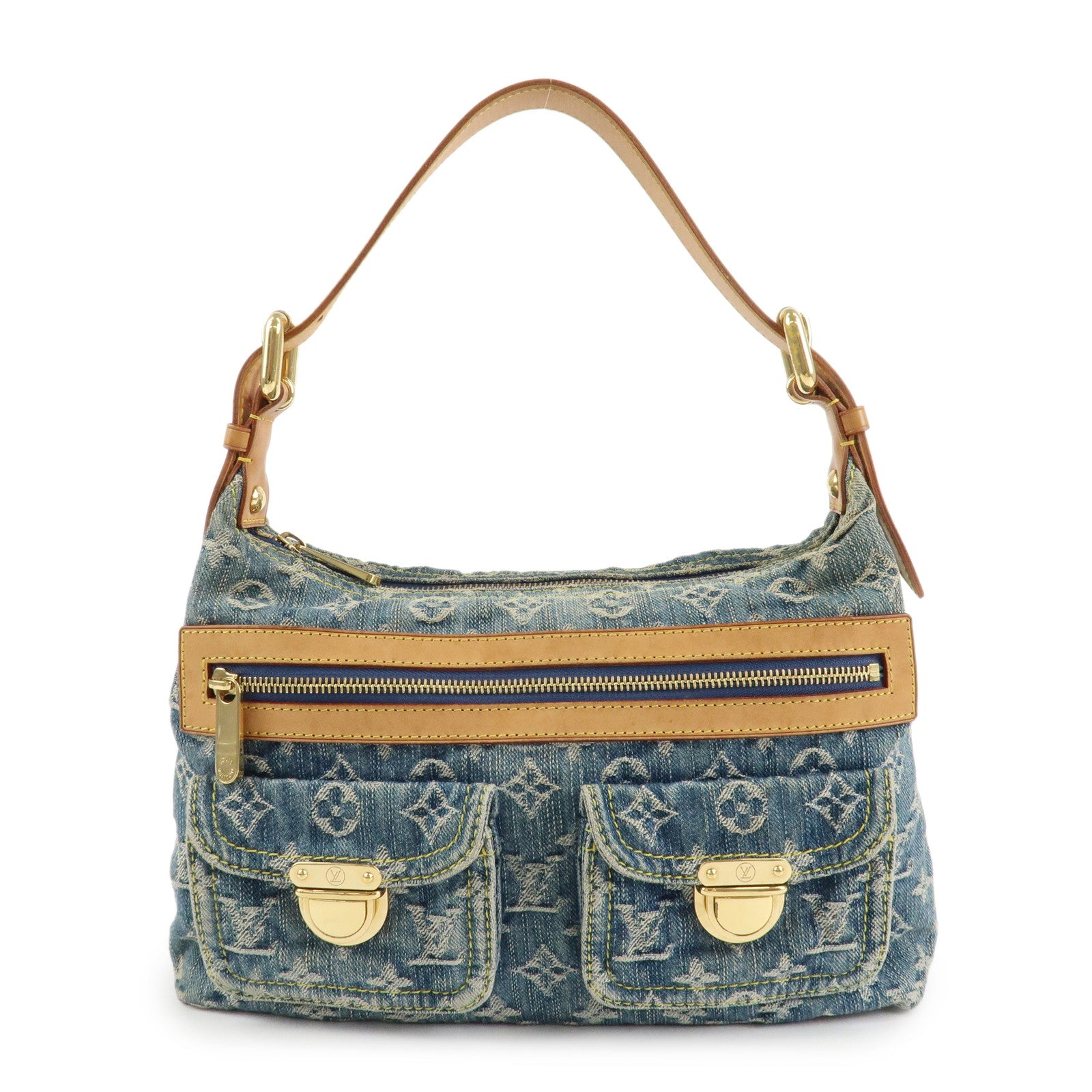 Louis-Vuitton-Monogram-Denim-Baggy-PM-2Way-Shoulder-Bag-M95049