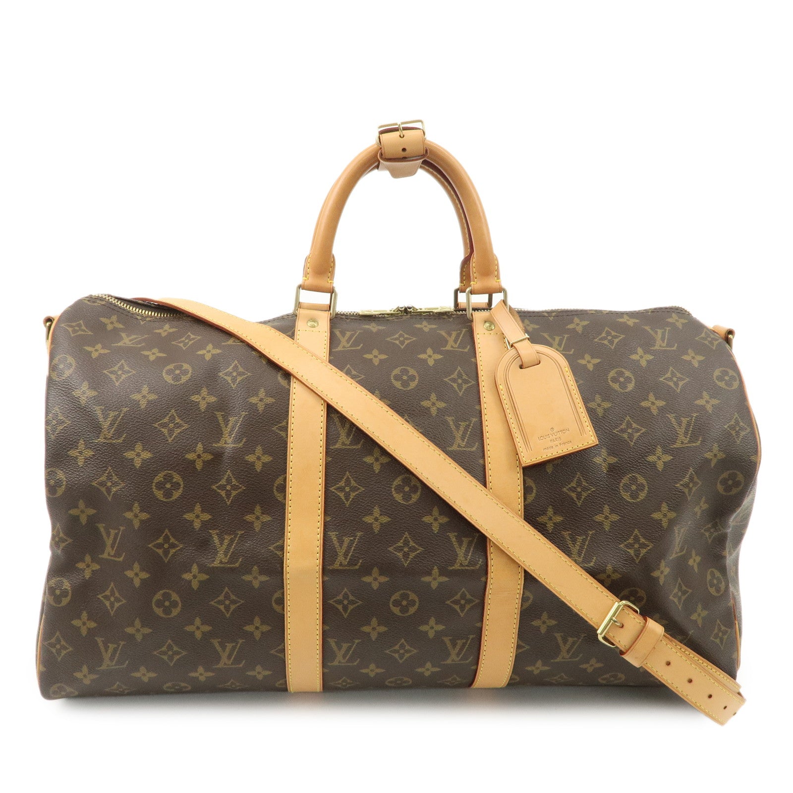 Louis-Vuitton-Monogram-Keep-All-Bandouliere-50-Boston-Bag-M41416