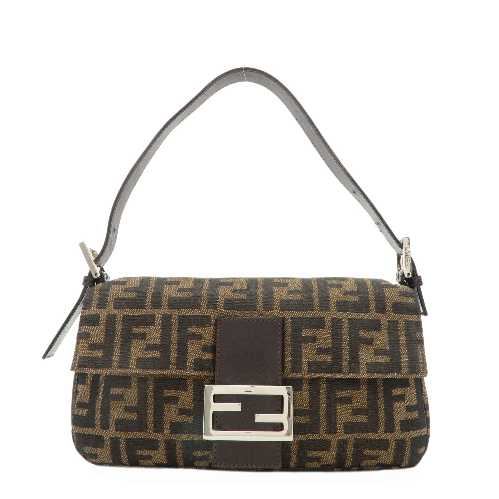 FENDI-Mamma-Baguette-Canvas-Shoulder-Bag-Hand-Bag-Brown-26424