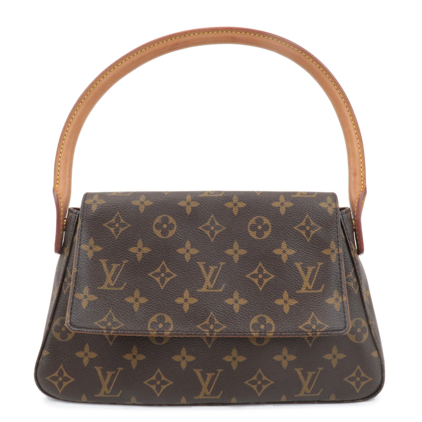 Louis-Vuitton-Monogram-Mini-Looping-Shoulder-Bag-Hand-Bag-M51147