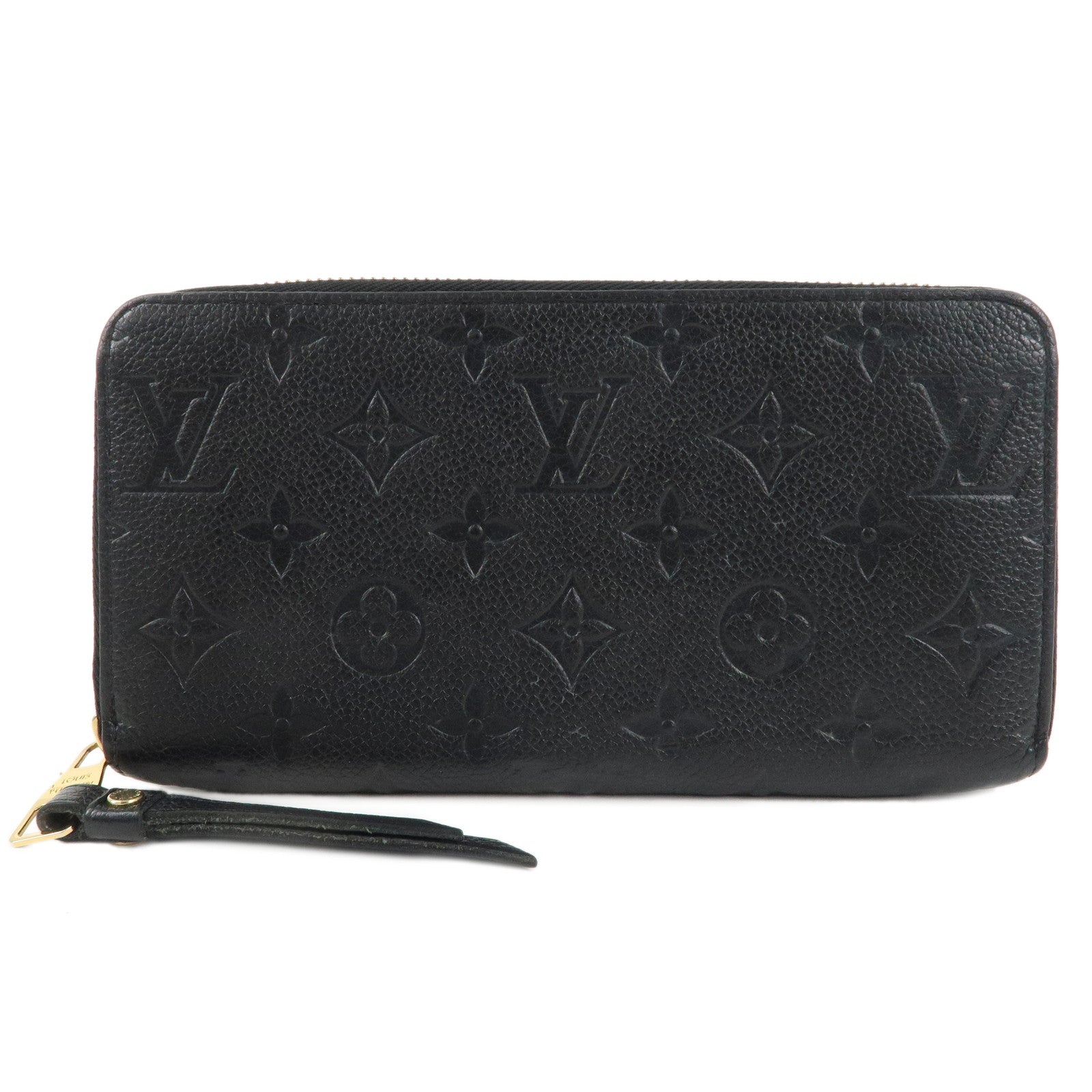 Louis-Vuitton-Monogram-Empreinte-Zippy-Wallet-Noir-M61864