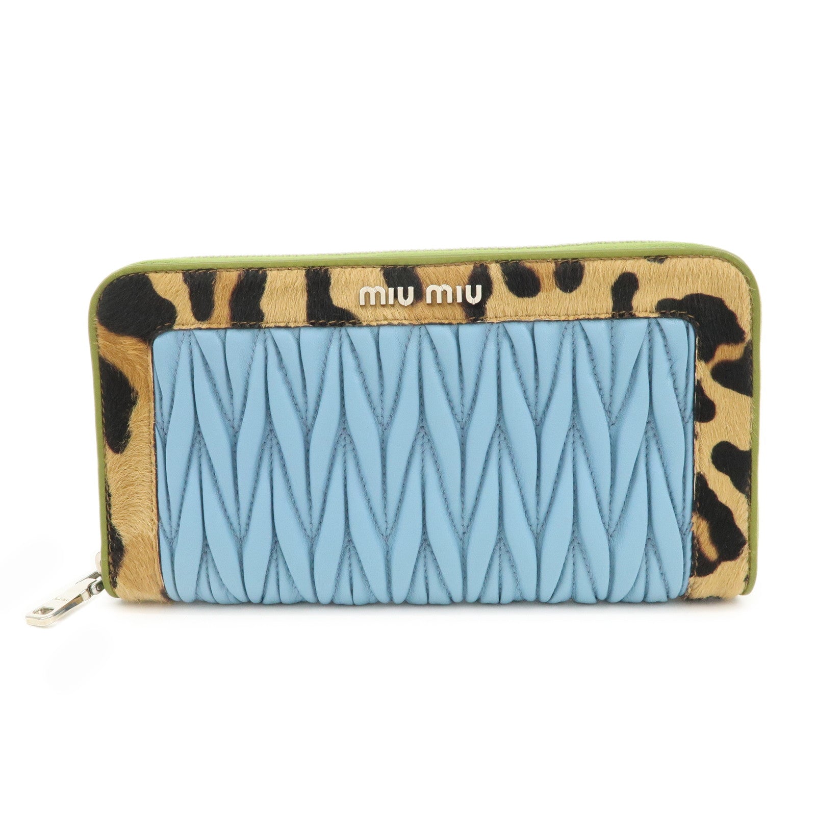 MIU-MIU-Matelasse-Leather-Round-Zippy-Long-Wallet-Blue-5ML506