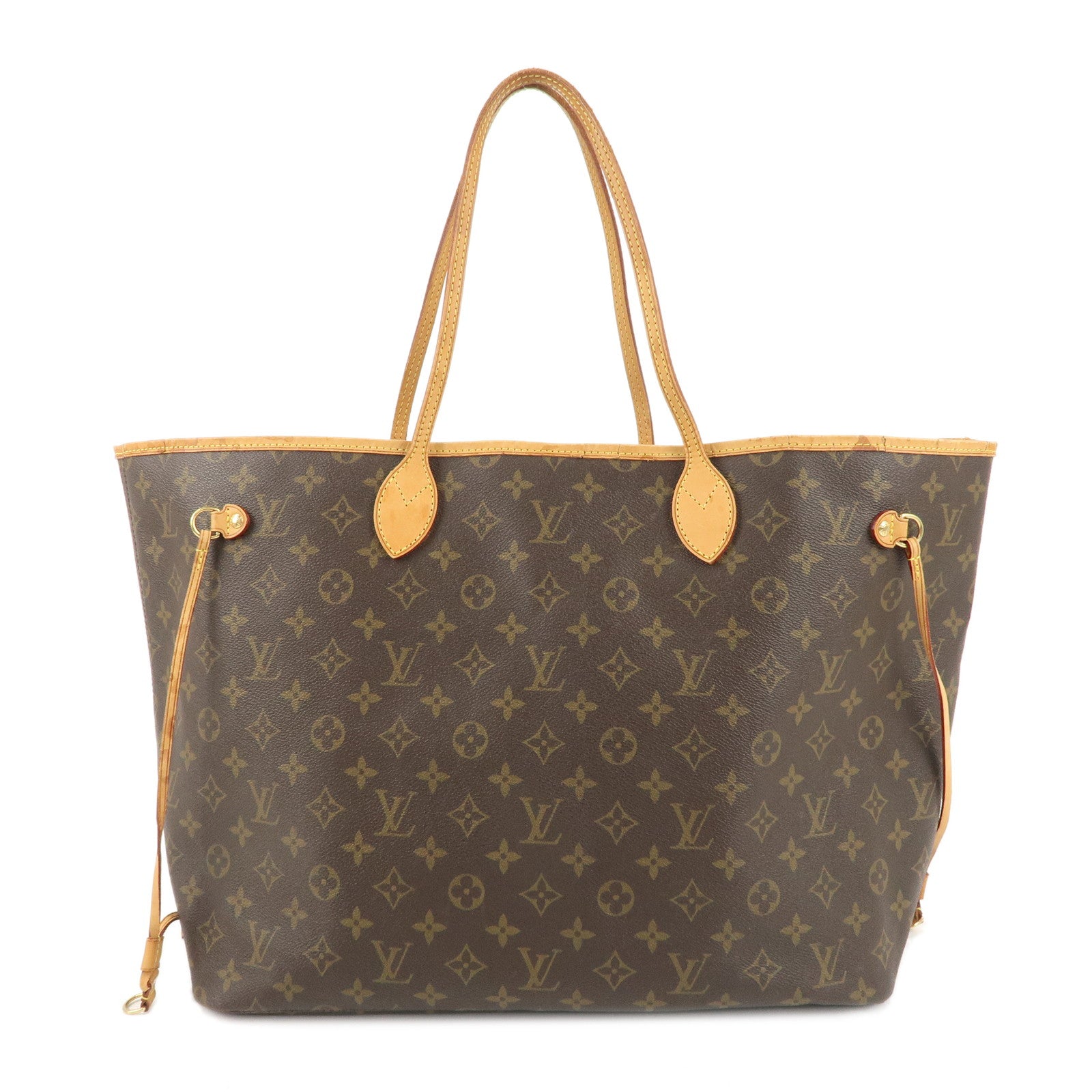 Louis-Vuitton-Monogram-Neverfull-GM-Tote-Bag-Brown-M40157