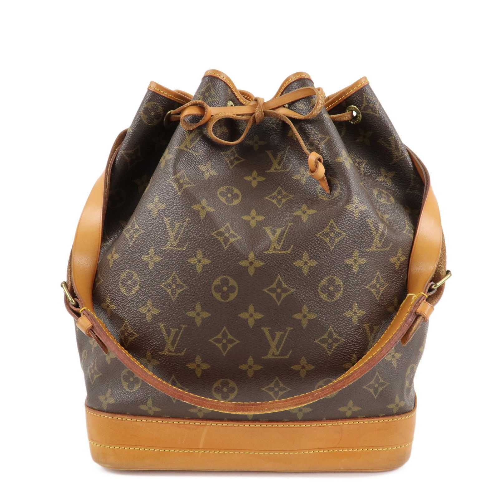 Louis-Vuitton-Monogram-Noe-Shoulder-Bag-Hand-Bag-Brown-M42224