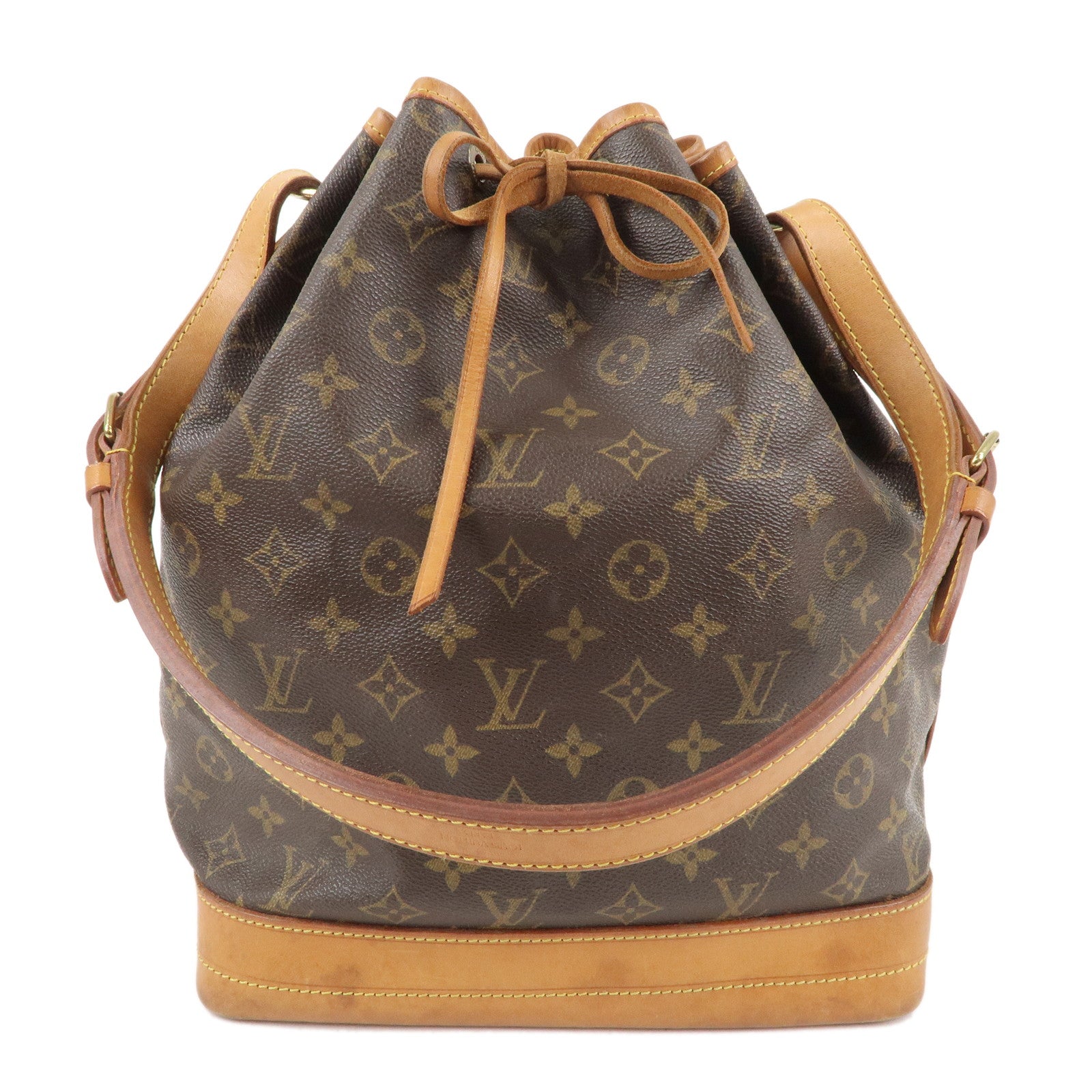 Louis-Vuitton-Monogram-Noe-Shoulder-Bag-Hand-Bag-Brown-M42224