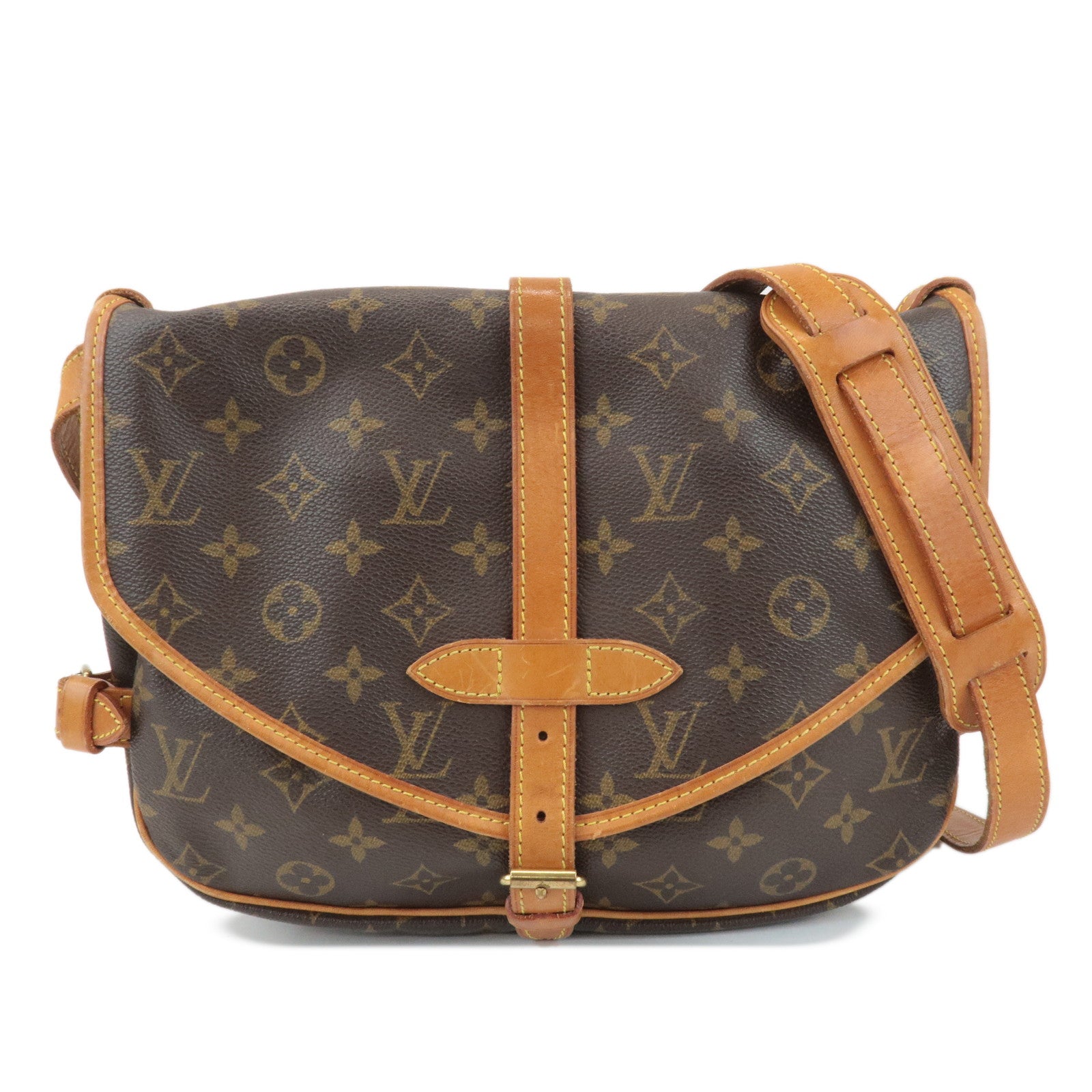 Louis-Vuitton-Monogram-Saumur-30-Crossbody-Bag-Brown-M42256