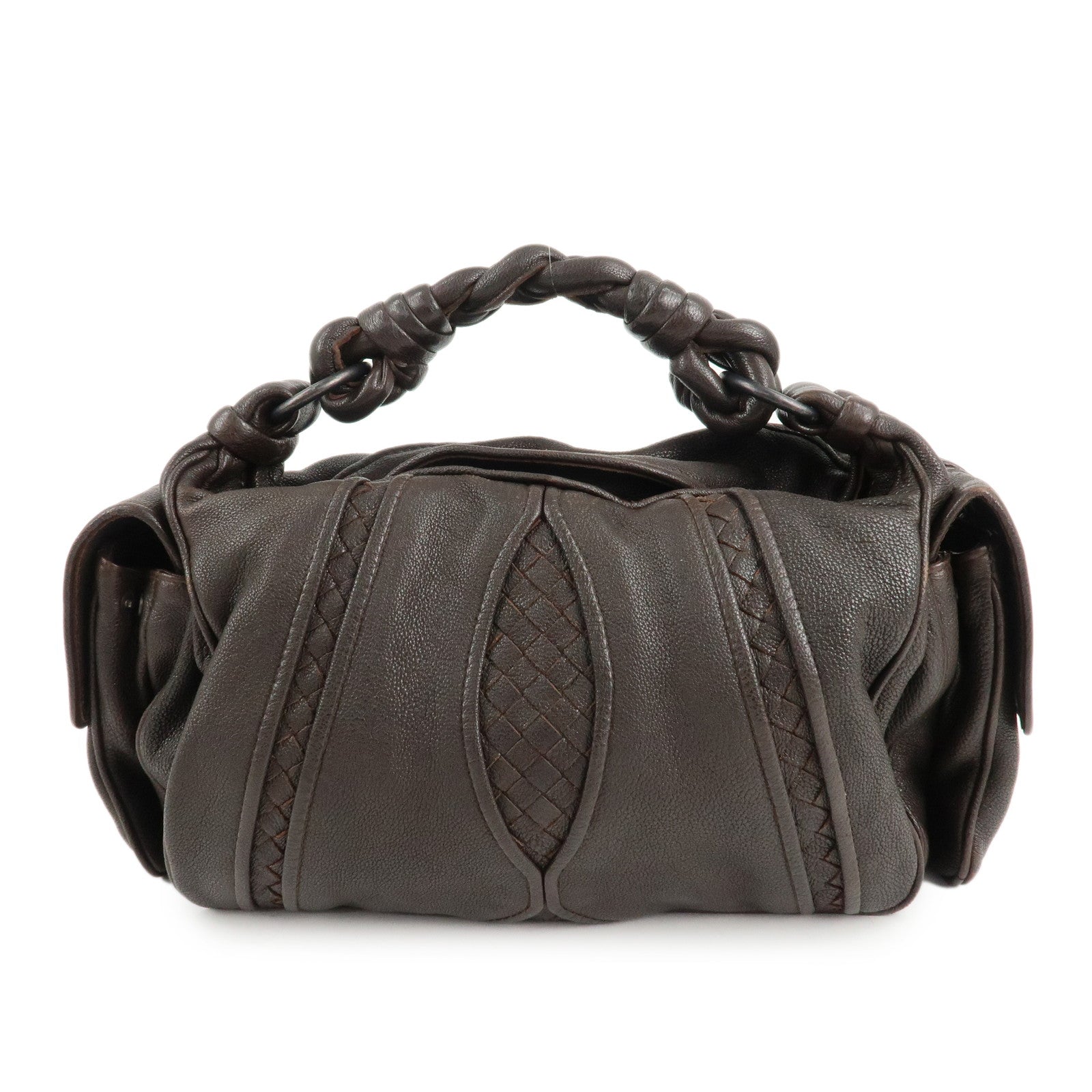 BOTTEGA-VENETA-Intrecciato-Leather-Shoulder-Bag-179309