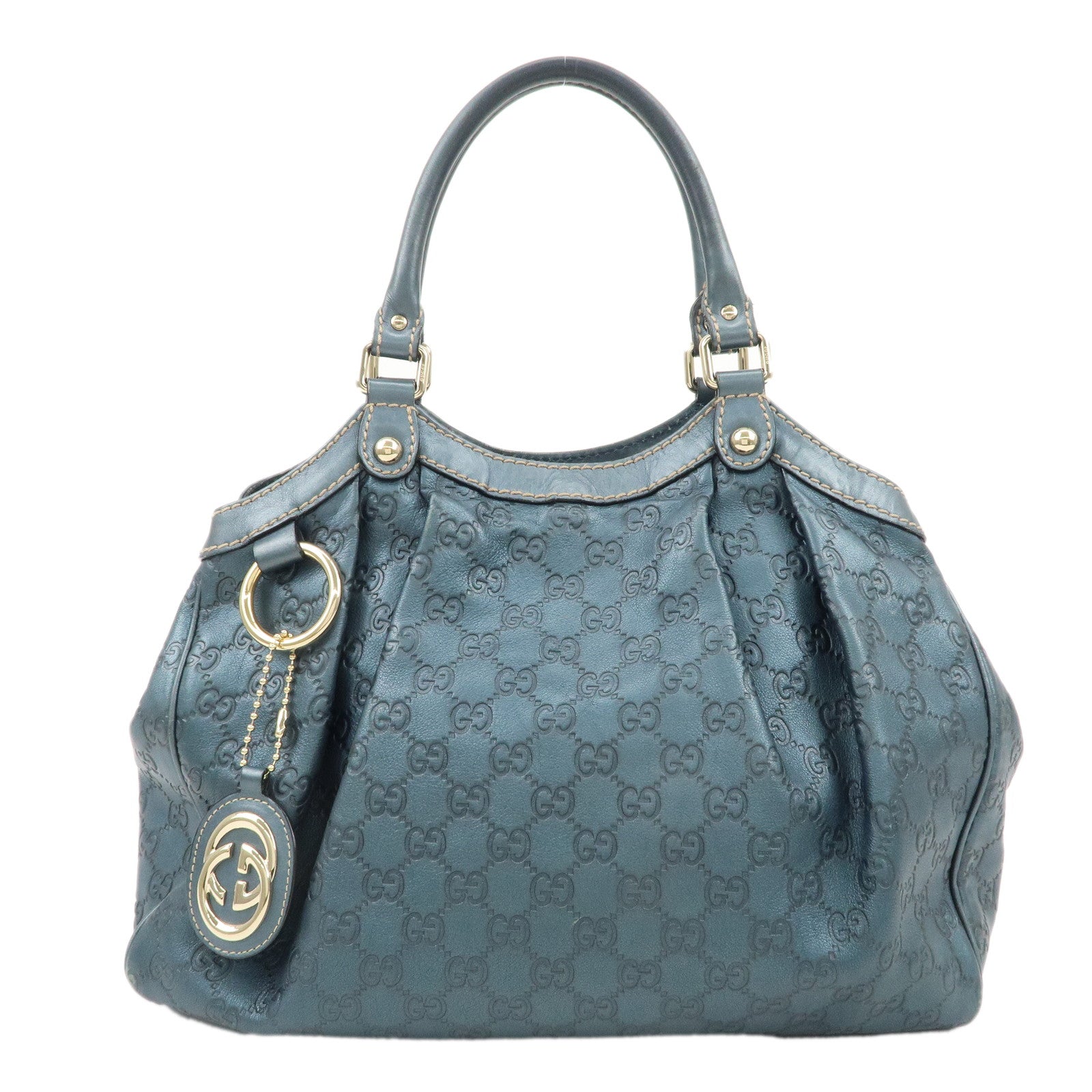 GUCCI-Sukey-Guccissima-Leather-Handbag-Pearl-Blue-211944