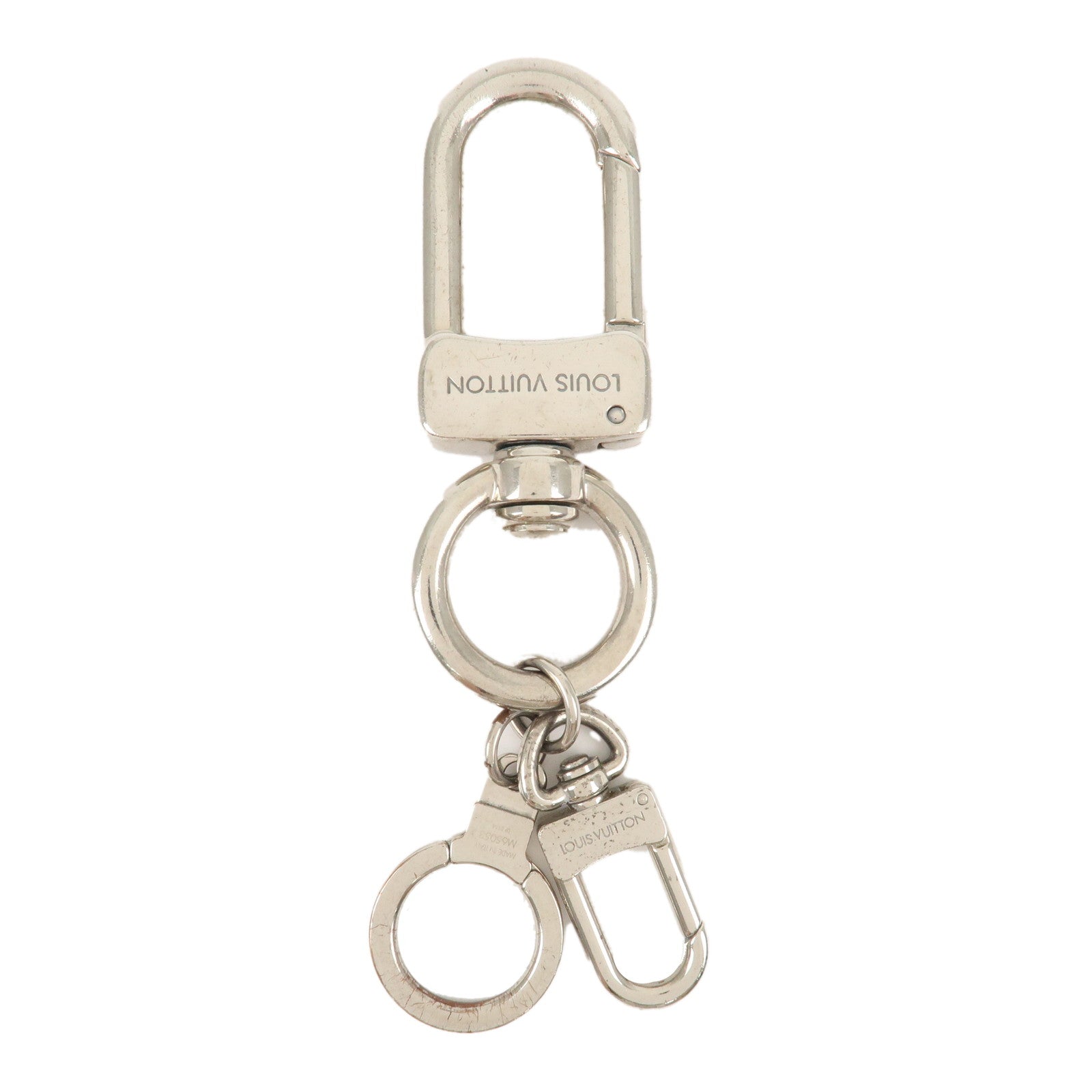 Louis-Vuitton-Ano-Cles-Muskton-XL-Bag-Charm-Key-Chain-Silver