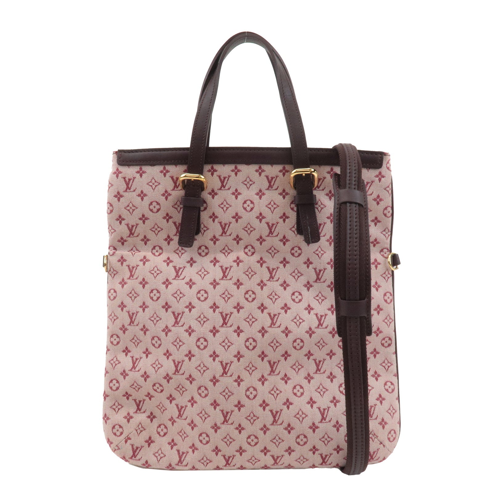 Louis-Vuitton-Monogram-Mini-Francoise-2Way-Hand-Bag-Cerise-M92210