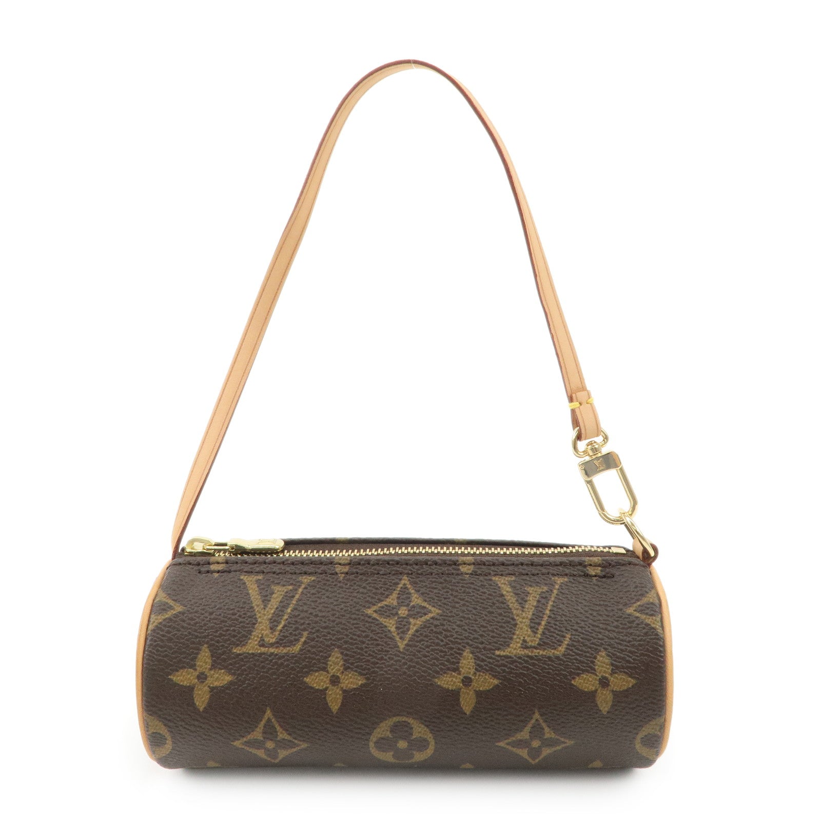 Louis-Vuitton-Monogram-Mini-Pouch-for-Papillon-Bag-Brown