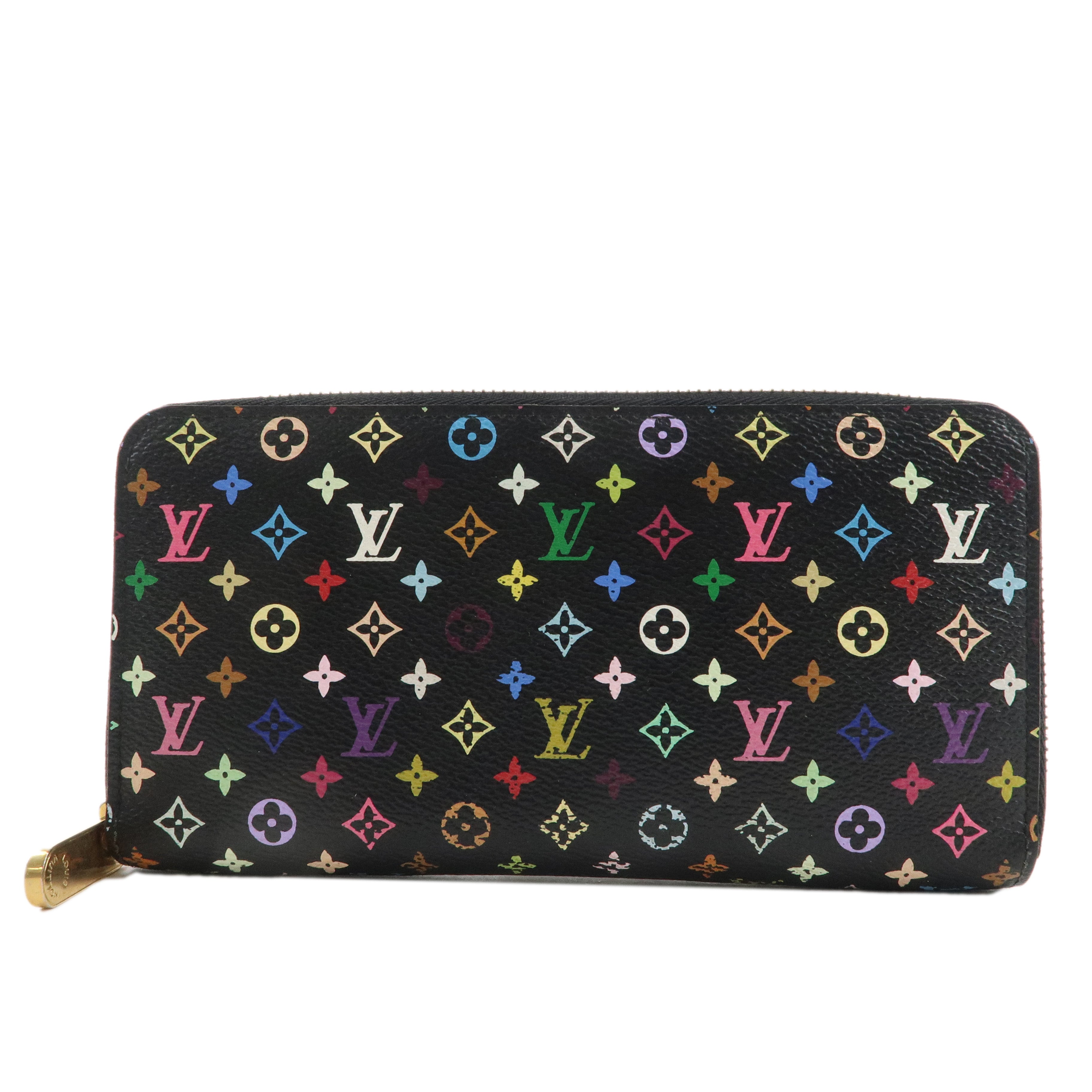 Louis Vuitton Monogram Multi Color Zippy Wallet Noir M60244