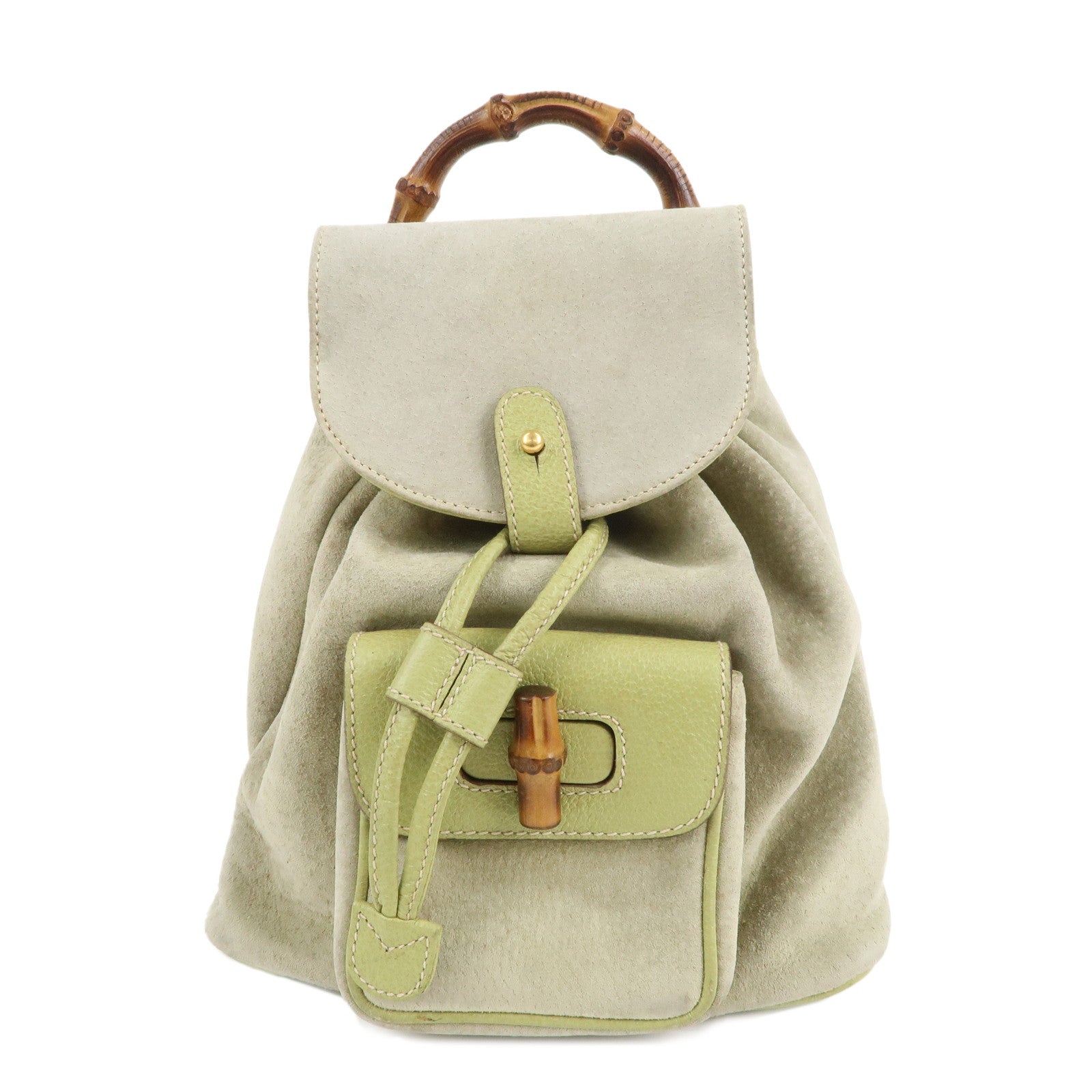 GUCCI-Bamboo-Suede-Leather-Backpack-Light-Green-003.1956.0030