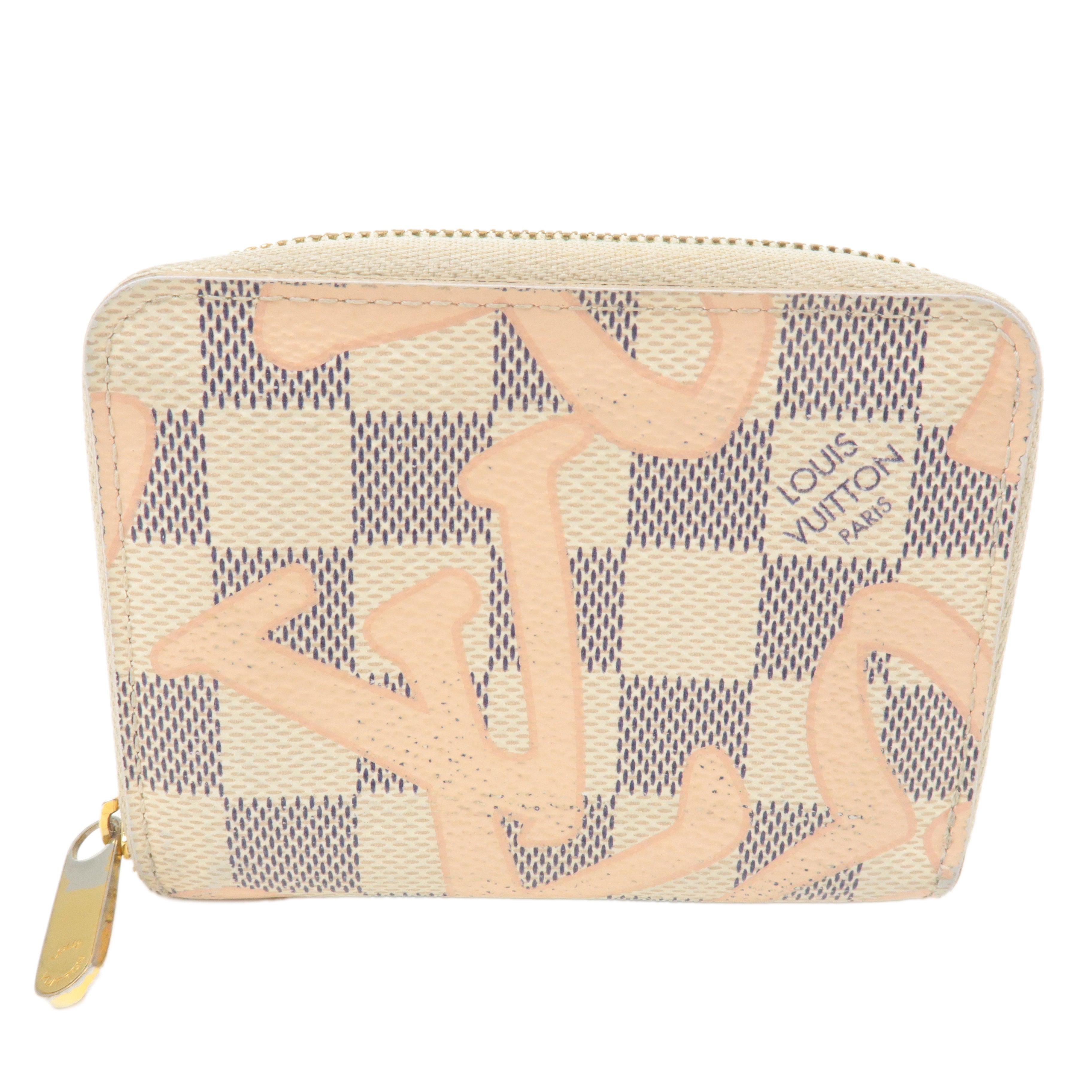 Louis Vuitton Damier Azur Tahiti Zippy Coin Purse Case N60098