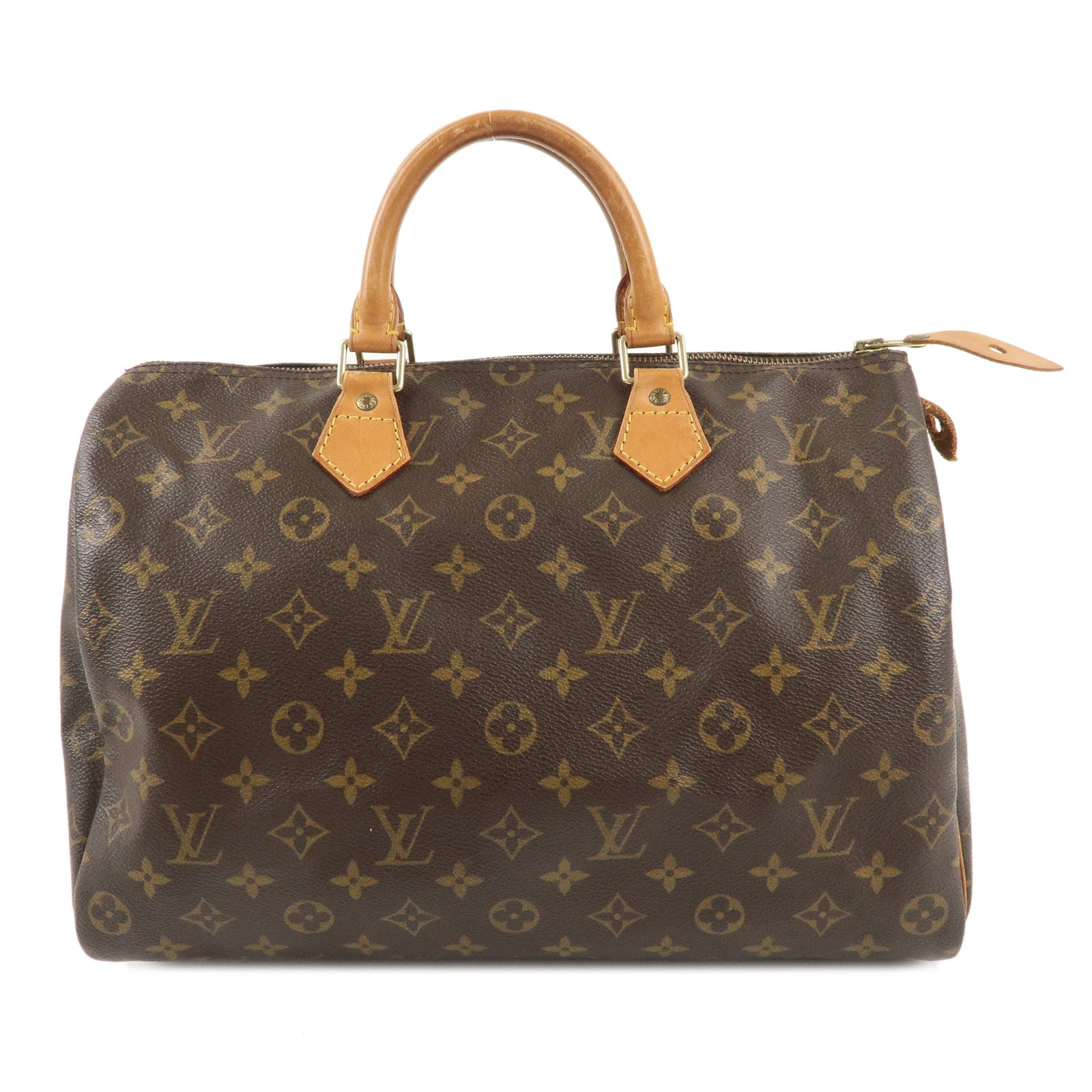 Louis Vuitton Monogram Speedy 35 Hand Bag Boston Bag M41524