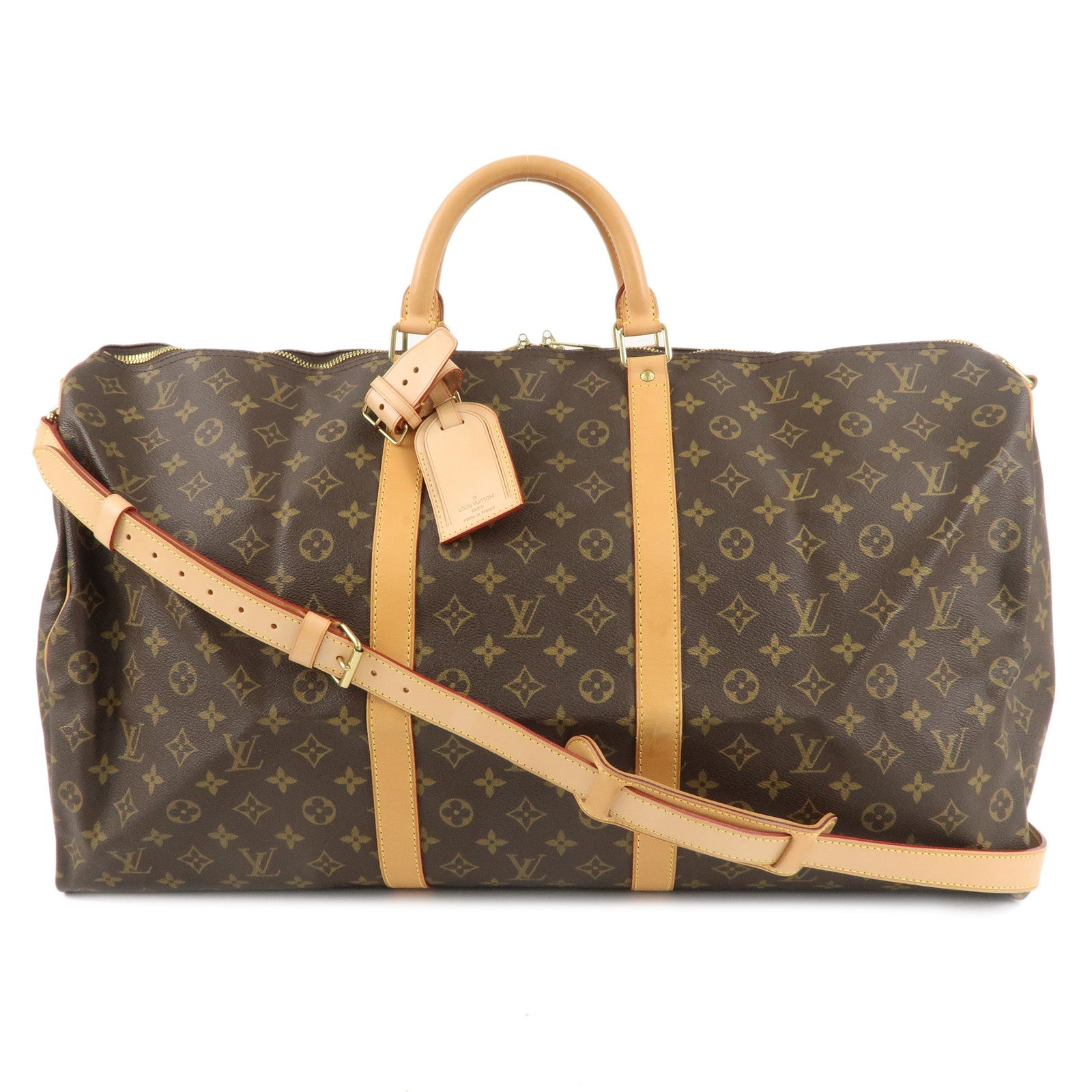 Louis Vuitton Monogram Keep All Bandouliere 60 Bag M41412