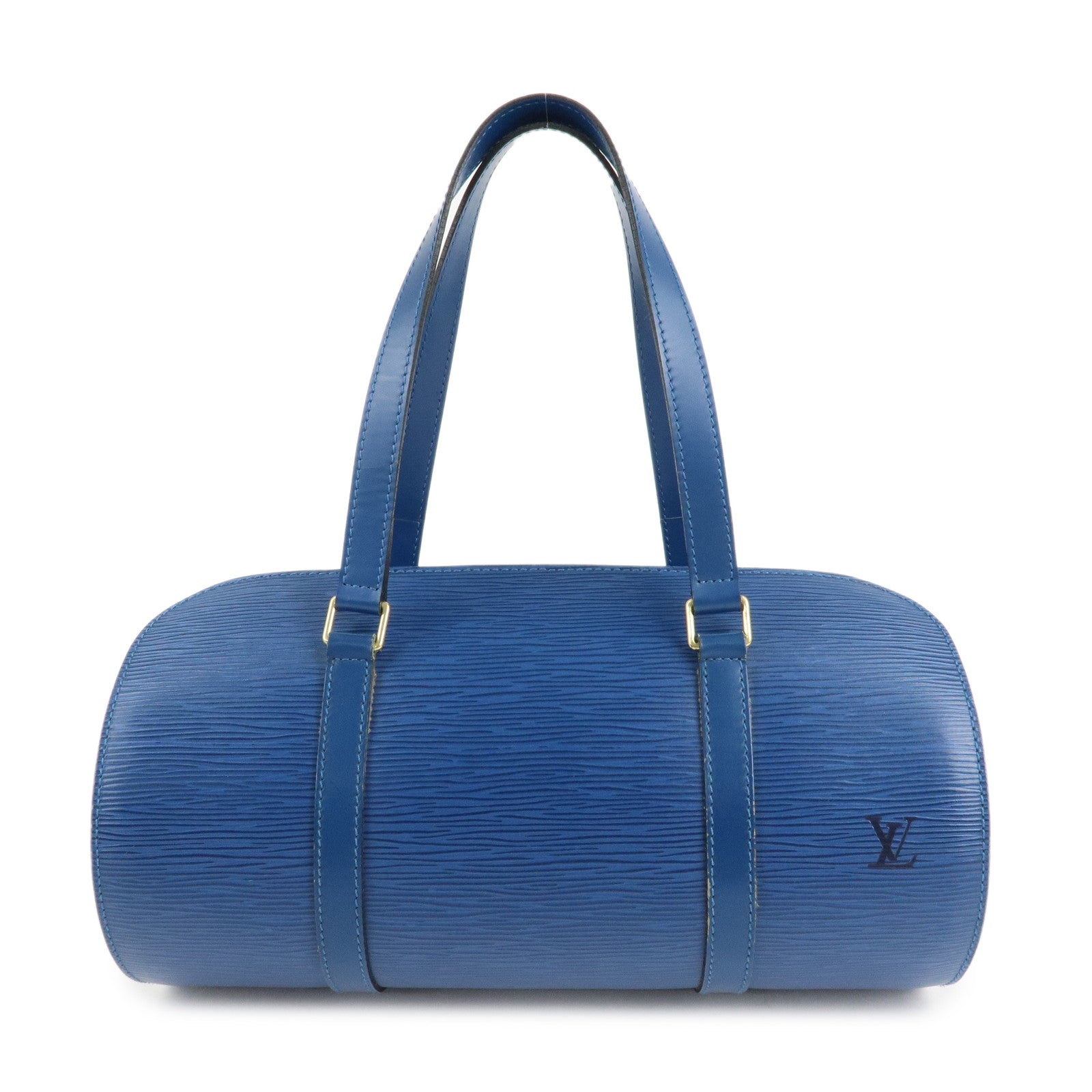 Louis-Vuitton-Epi-Soufflot-Shoulder-Bag-Hand-Bag-Blue-M52225