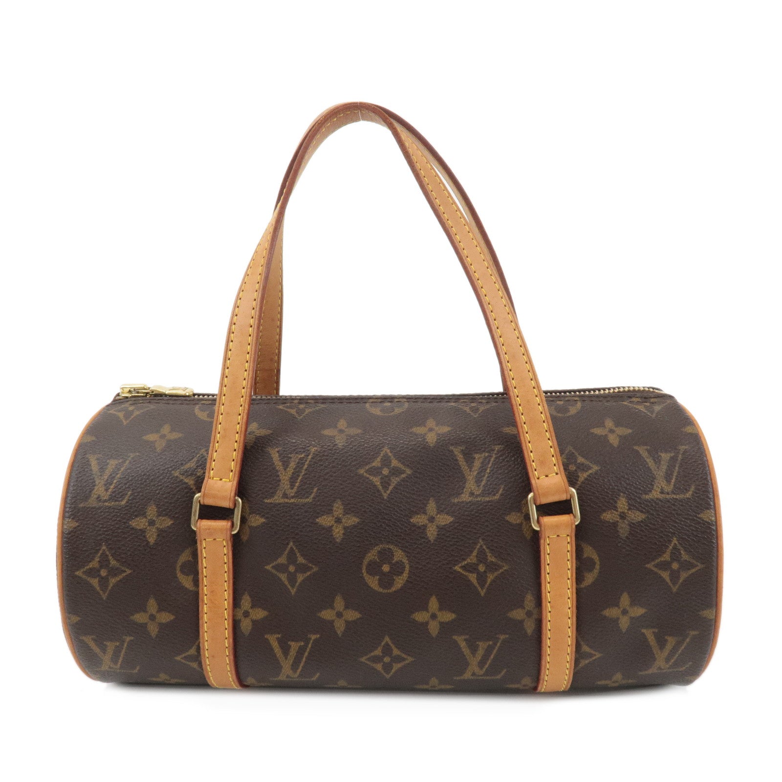 AuthLouis-Vuitton-Monogram-Papillon-26-Hand-Bag-Brown-New-Style-M51386