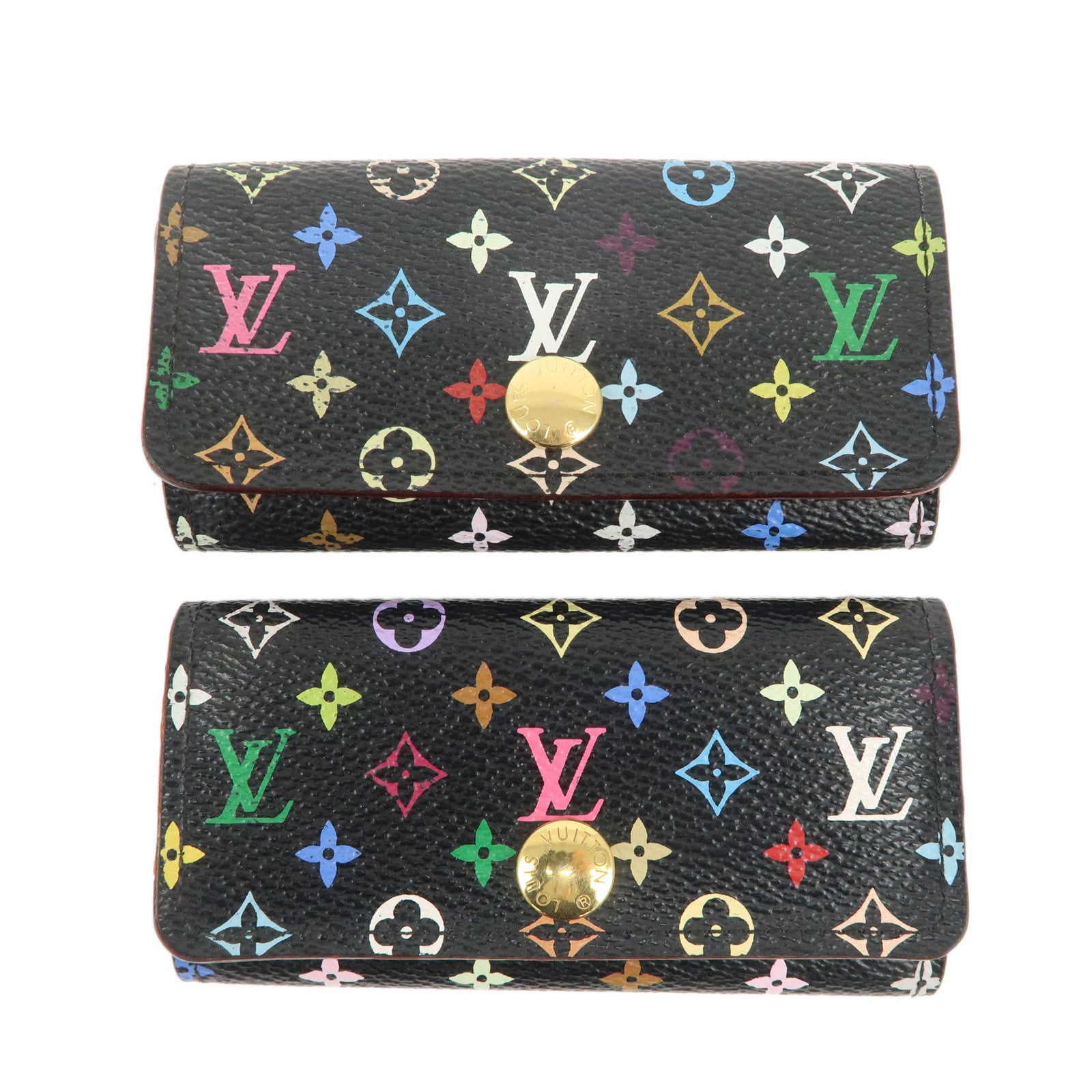 Louis-Vuitton-Monogram-Multicolor-Set-of-2-Key-Case-M93732